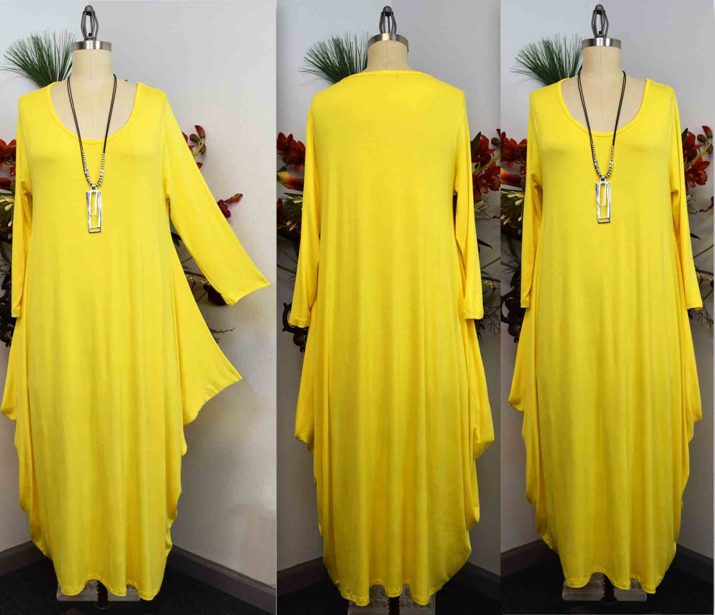 Lagenlook Plus Size Summer Dress Quirky Loose Fitting