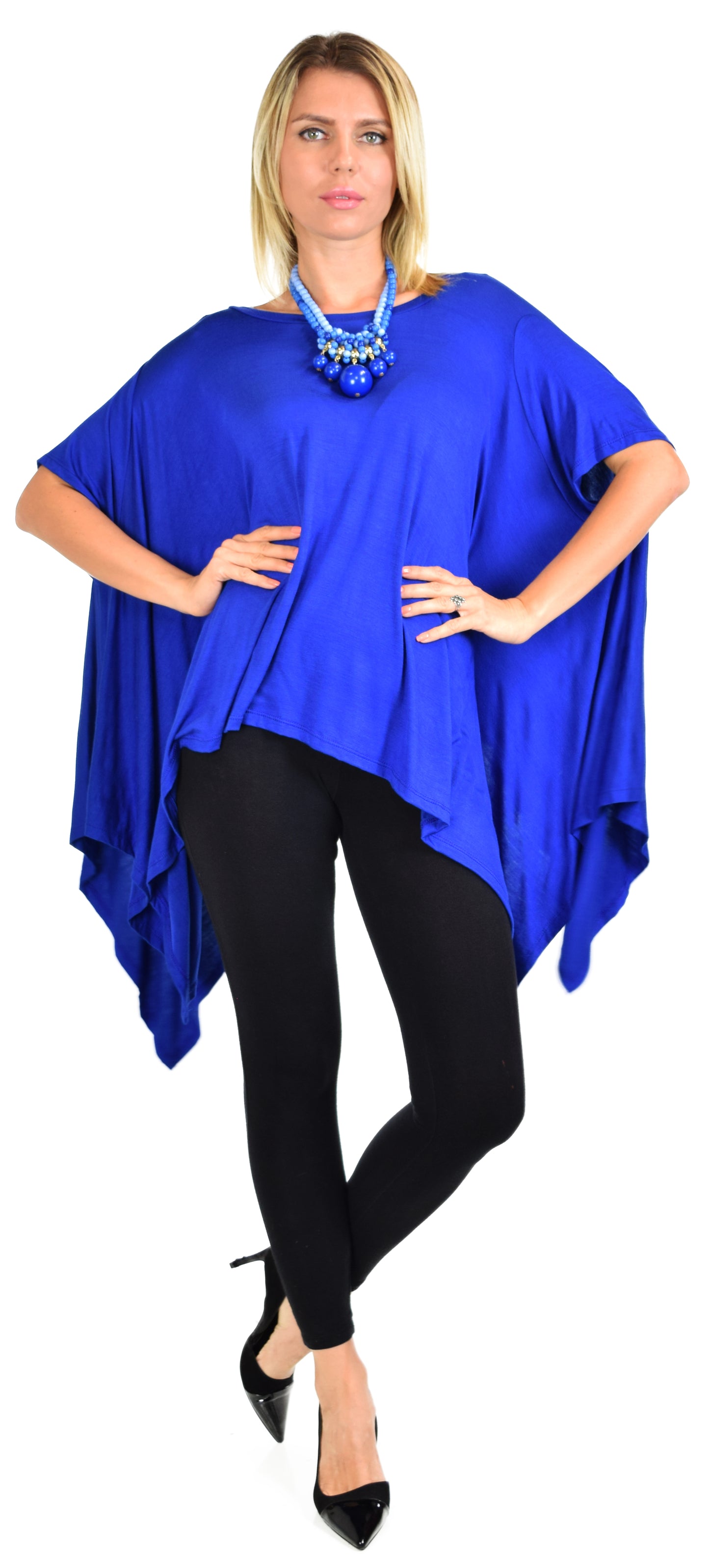 Dare2bstylish Over size Poncho tunic, lagenlook Poncho, Versatile poncho top for Fun and Casual wear. One Size.