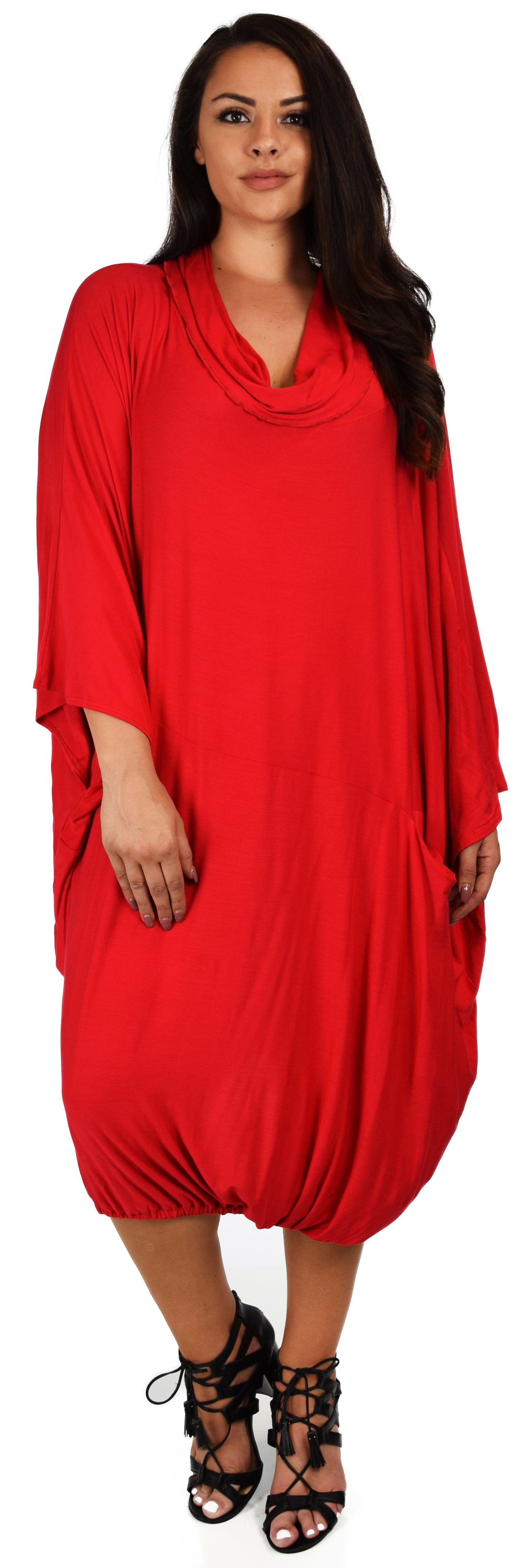 New Cowl Neck Dress, Plus Size Dress, Curvy Dress, Over size Dress, Lagen look Dress. 1XL to 6XL, Plus size clothing