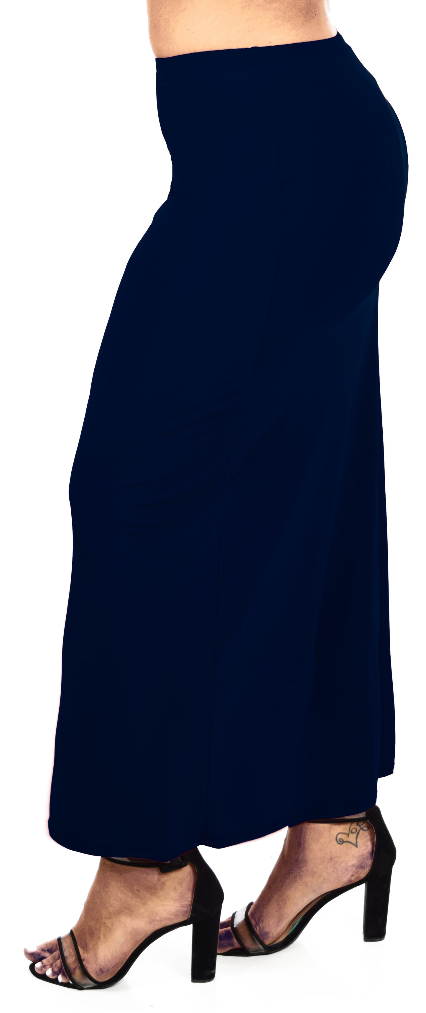 Dare2BStylish Women's Stretchy Office Maxi Pencil Skirt | Reg & Plus Sizes | Made in US
