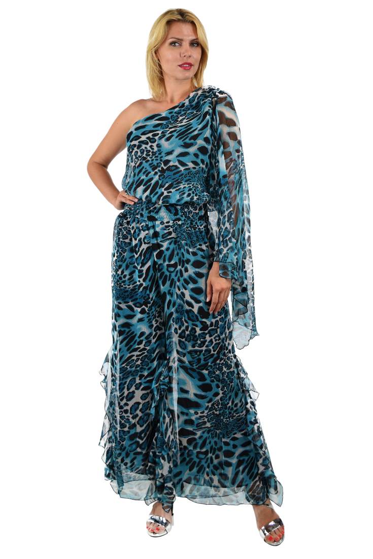 Dare2bstylish, Wild and Sensous , Women Jumpsuit, Women Romper, Wide leg jumpsuit, One Shoulder Jumpsuit, Designer Jumpsuit.