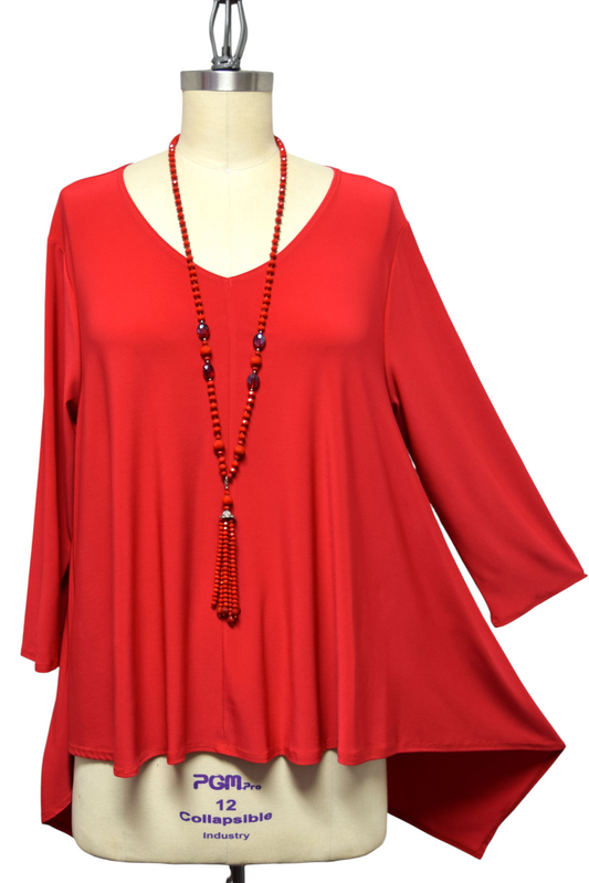 Asymmetrical Tunic, Flared Tunic, ladies top, Designer Tunic, Plus size Tunic, Women Tunic, for Travel and Much More. Size S to 3XL