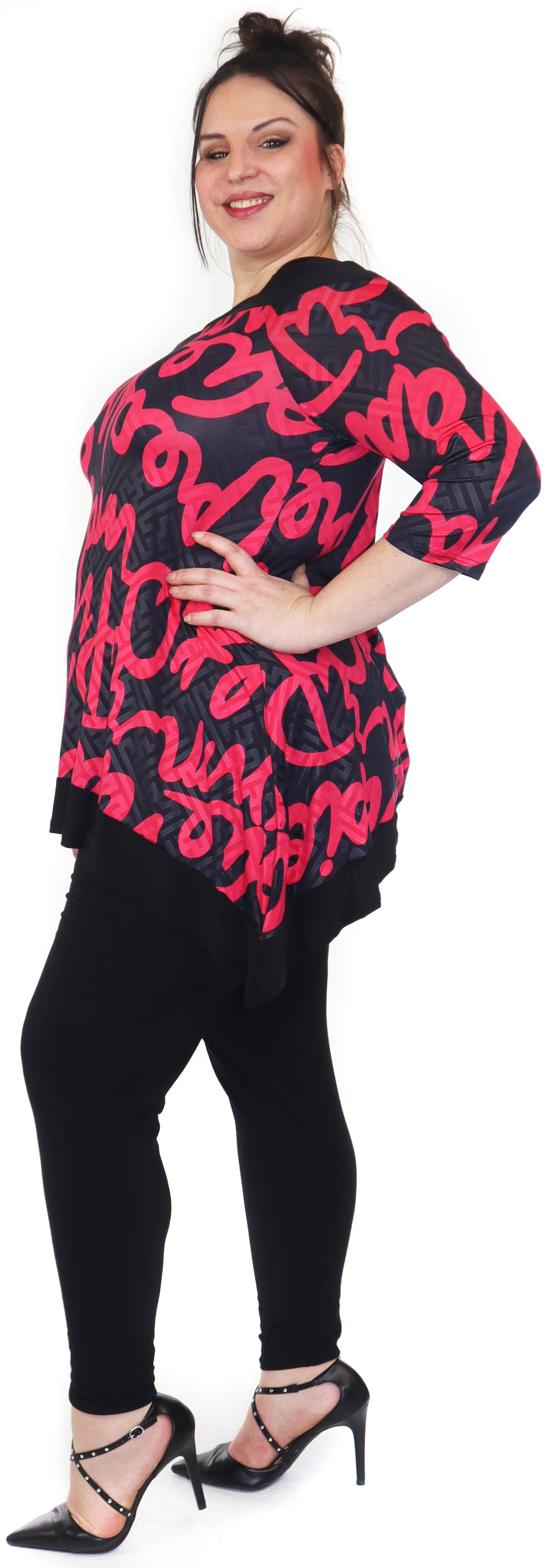 Womens Cold Shoulder Square Neckline Tunic Blouse Top | Reg and Plus Sizes