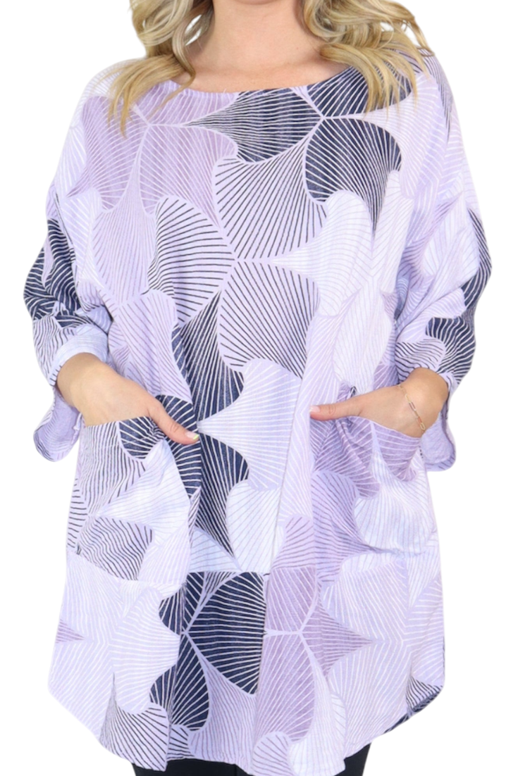 Womens Linen Long Relaxed Fit Tunic Dress Top with Front Pockets | One Size Fits All (S-1X)