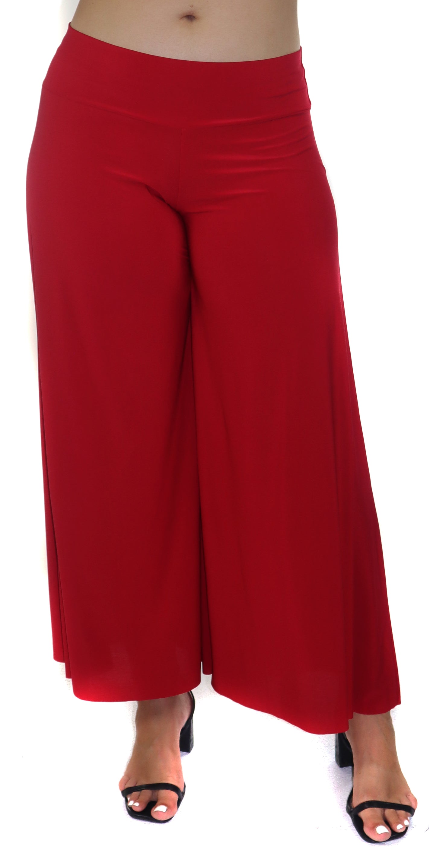 Women High Waist Plus Size BoHo Wide Legged Pants | Sizes 1X-6X, Handmade in USA