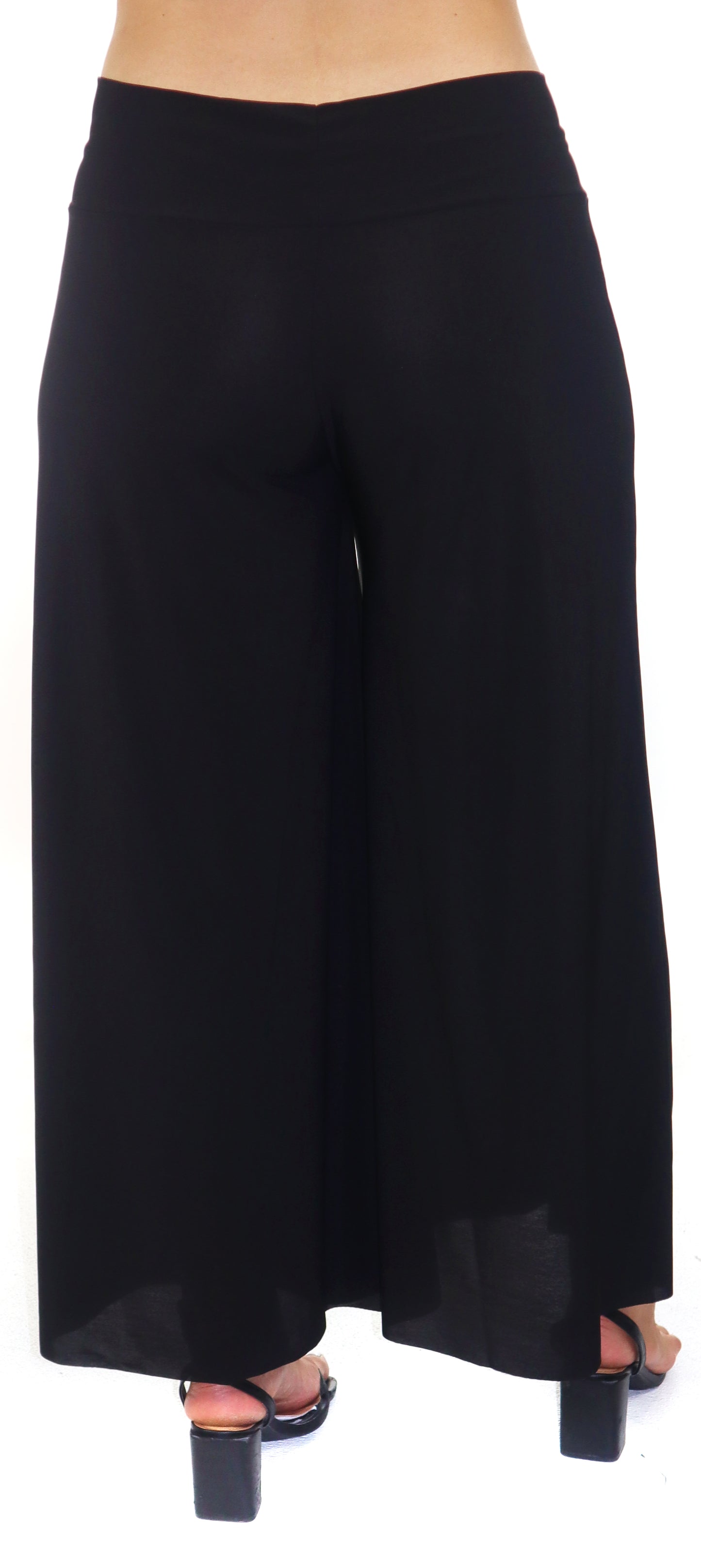 Women High Waist Plus Size BoHo Wide Legged Pants | Sizes 1X-6X, Handmade in USA