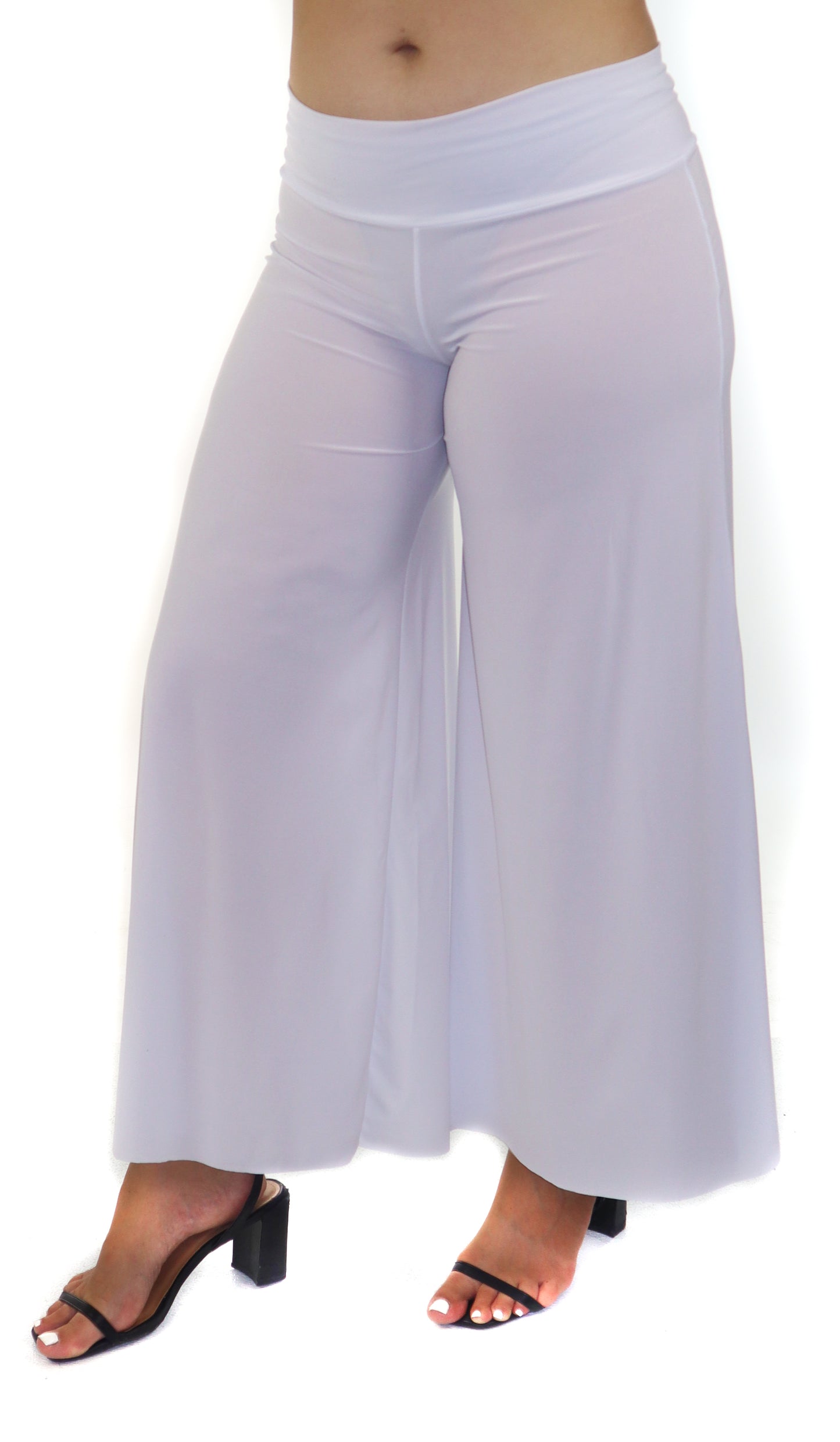 Women High Waist Plus Size BoHo Wide Legged Pants | Sizes 1X-6X, Handmade in USA