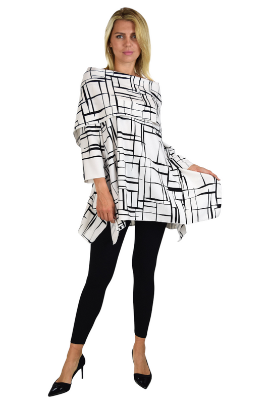 Copy of High End Tunic, Designer Tunic, Cowl Neck Tunic, Plus size tunic, Women Tunic, In premium Textured Fabric. L to 3XL