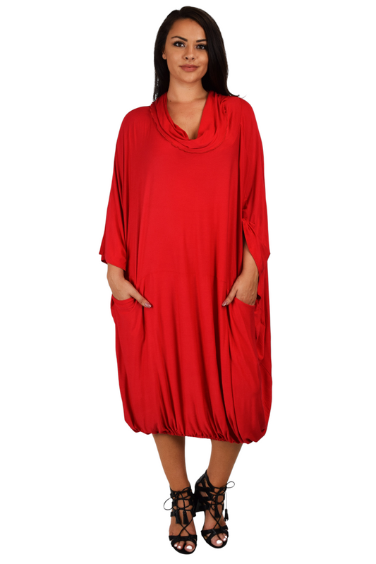New Cowl Neck Dress, Plus Size Dress, Curvy Dress, Over size Dress,  Lagen look  Dress. 1XL to 6XL, Plus size clothing
