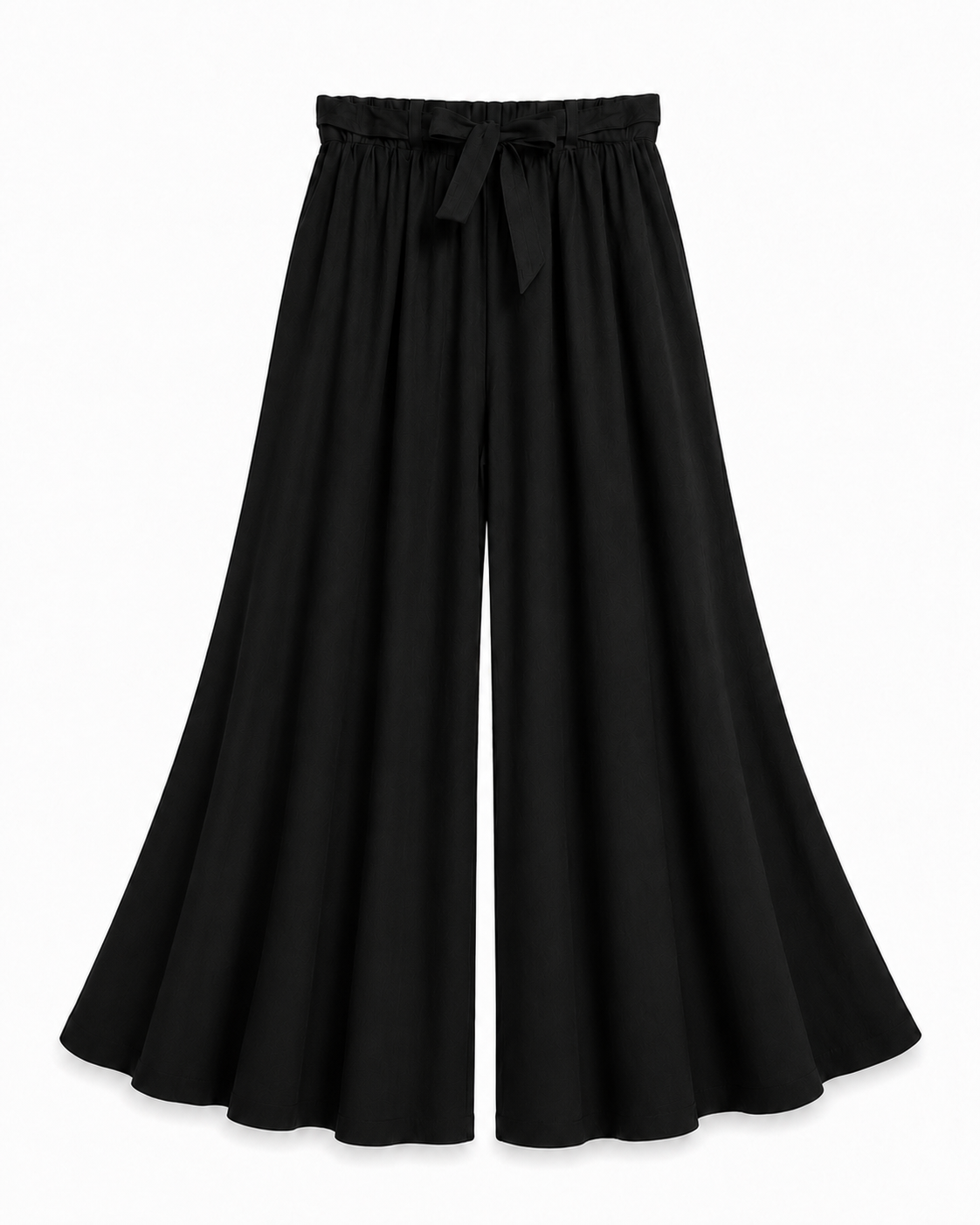 Elegant Extra-Wide Linen-Blend Palazzo Pants with side pockets, women wide leg pants