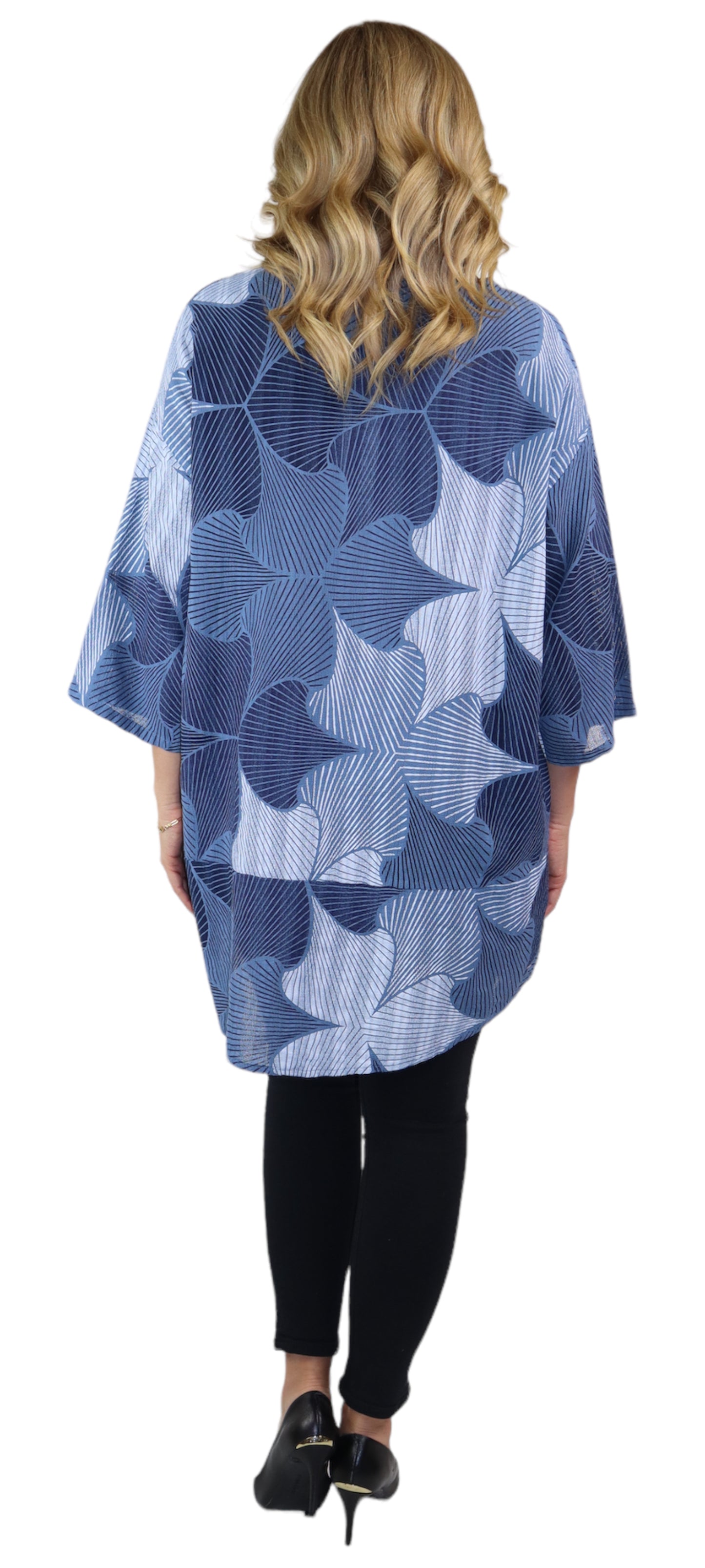 Womens Linen Long Relaxed Fit Tunic Dress Top with Front Pockets | One Size Fits All (S-1X)