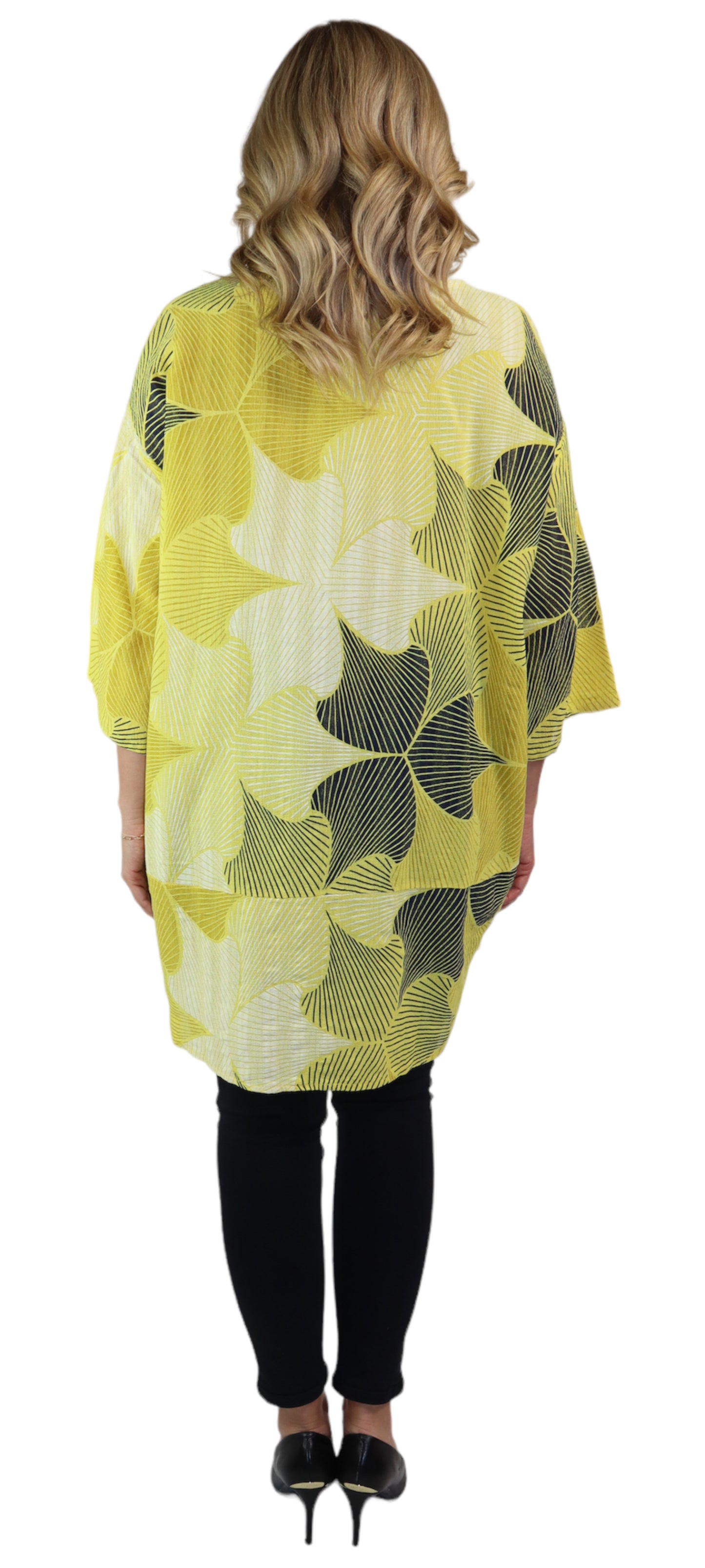 Womens Linen Long Relaxed Fit Tunic Dress Top with Front Pockets | One Size Fits All (S-1X)