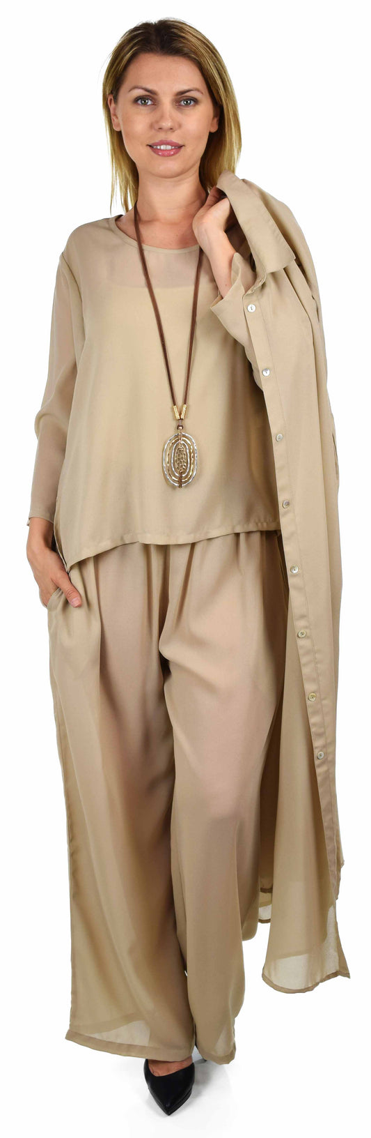 Dare2bStylish 3 PC Pant set, Women 3 Piece pant set, lagenlook pant set, women Plus size Pant set