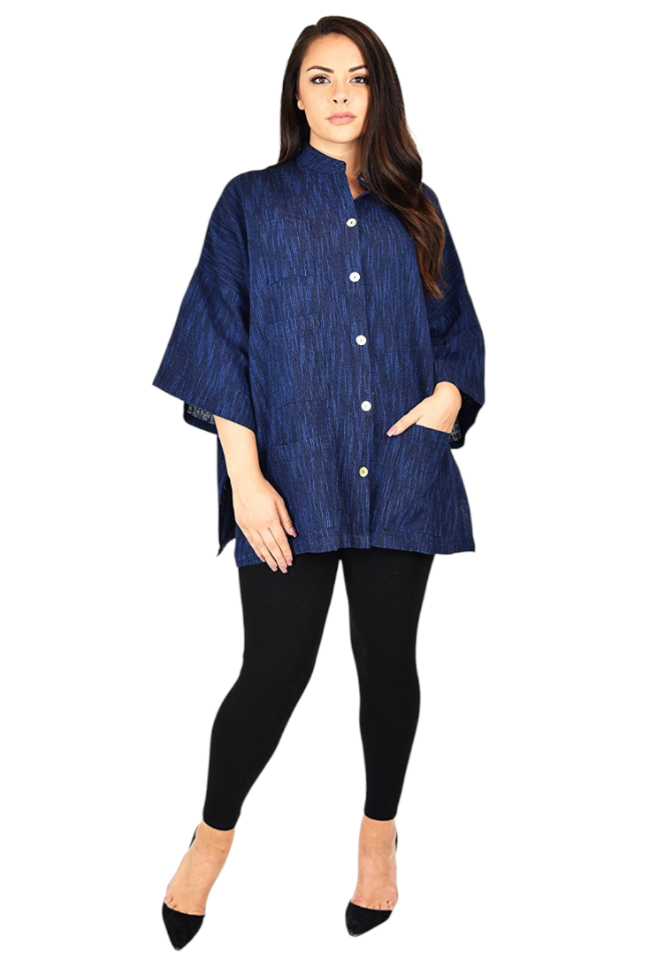 Oversized Shirt, Boxy Shirt, Button Down Tunic, Plus size shirt Plus size Blouse, Women Shirt, Cotton Blouse