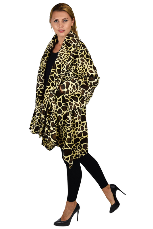 Made in USA, Ultimate Travelers Jacket, Plus Size Jacket, Velvet Duster, Winter jacket, Animal Print Jacket