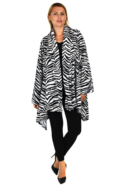 Made in USA, Ultimate Travelers Jacket, Plus Size Jacket, Velvet Duster, Winter jacket, Animal Print Jacket