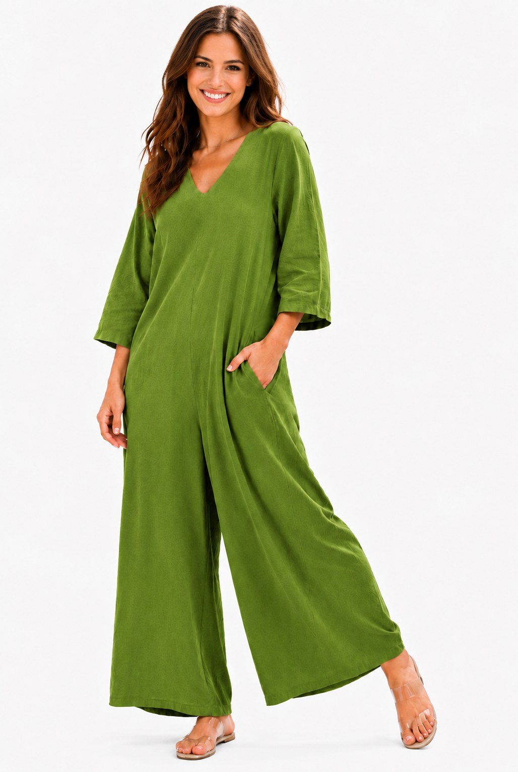 Women's Boho Linen Romper Overall Jumpsuit + Pants Set | One Size Fits All (S-XL)