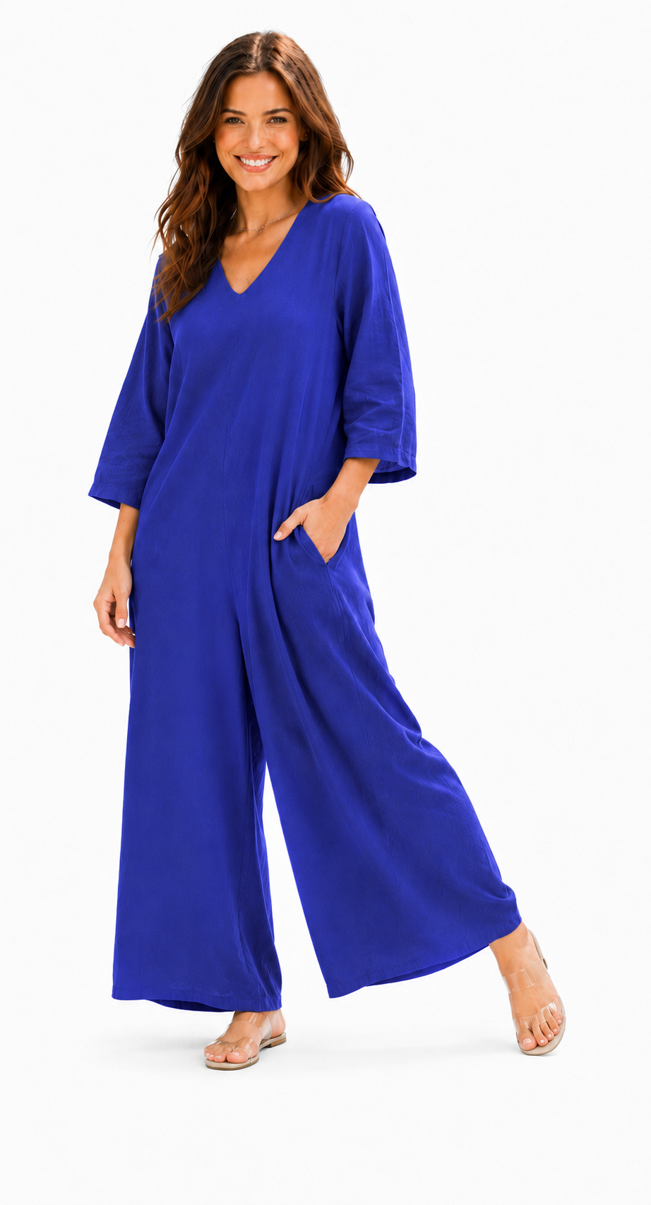 Women's Boho Linen Romper Overall Jumpsuit + Pants Set | One Size Fits All (S-XL)
