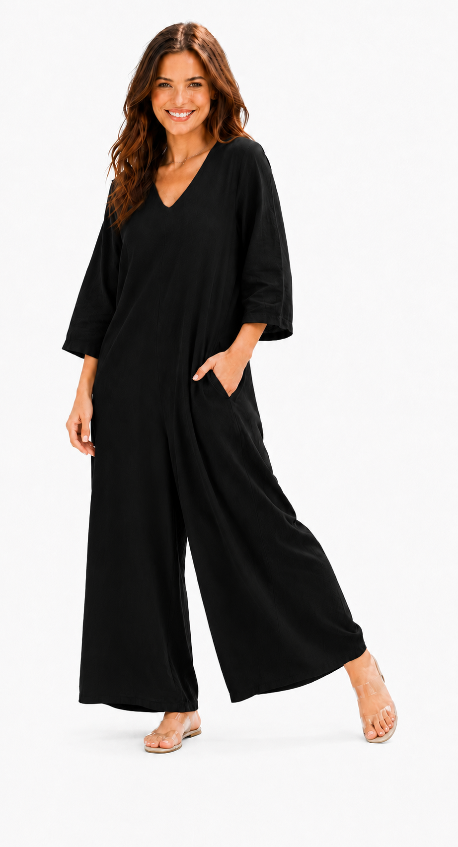 Women's Boho Linen Romper Overall Jumpsuit + Pants Set | One Size Fits All (S-XL)