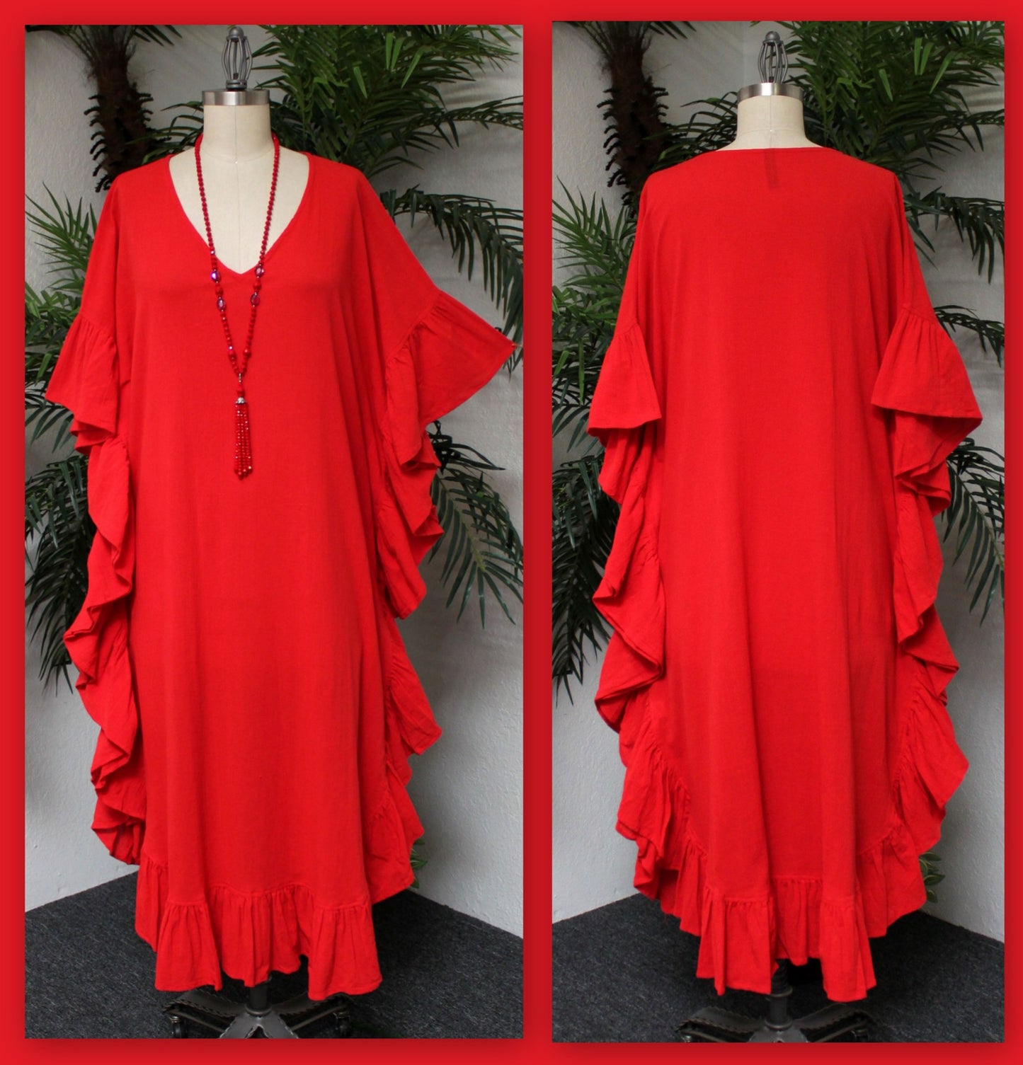 Cotton Gauze Caftan, All Natural Quality Soft Cotton Gauze Kaftan. Fits XL to 6X , Caftan Dress, Plus Size Caftan
