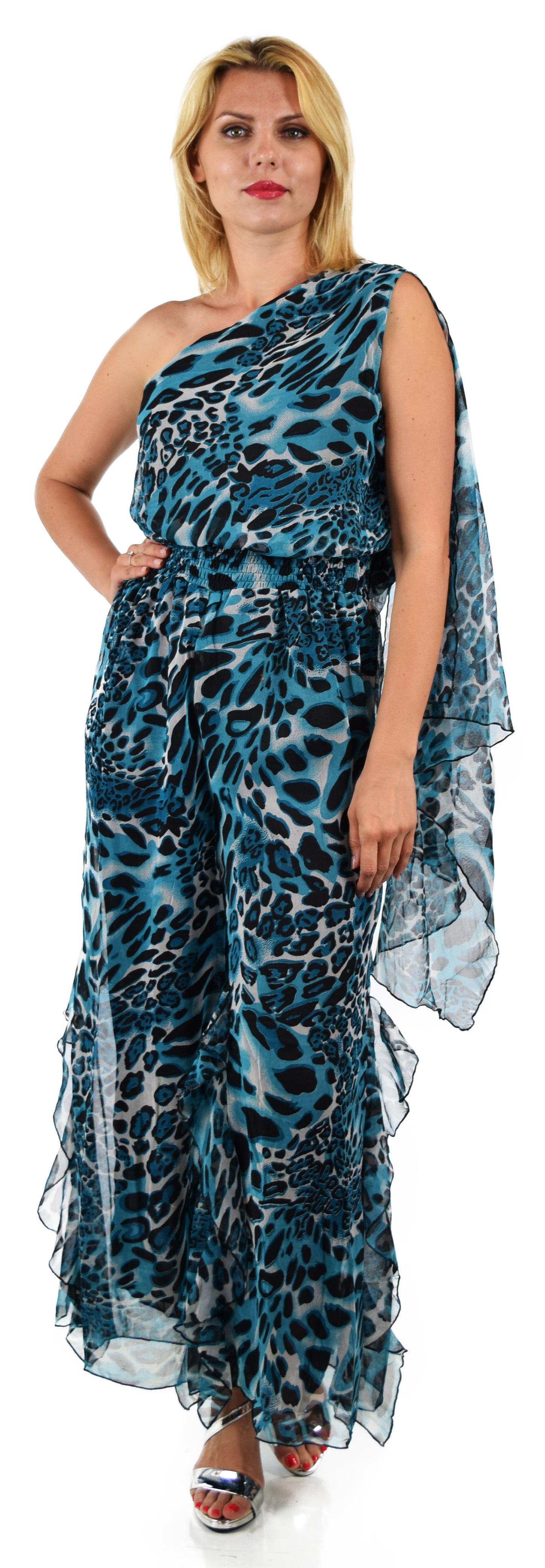 Dare2bstylish, Wild and Sensous , Women Jumpsuit, Women Romper, Wide leg jumpsuit, One Shoulder Jumpsuit, Designer Jumpsuit.