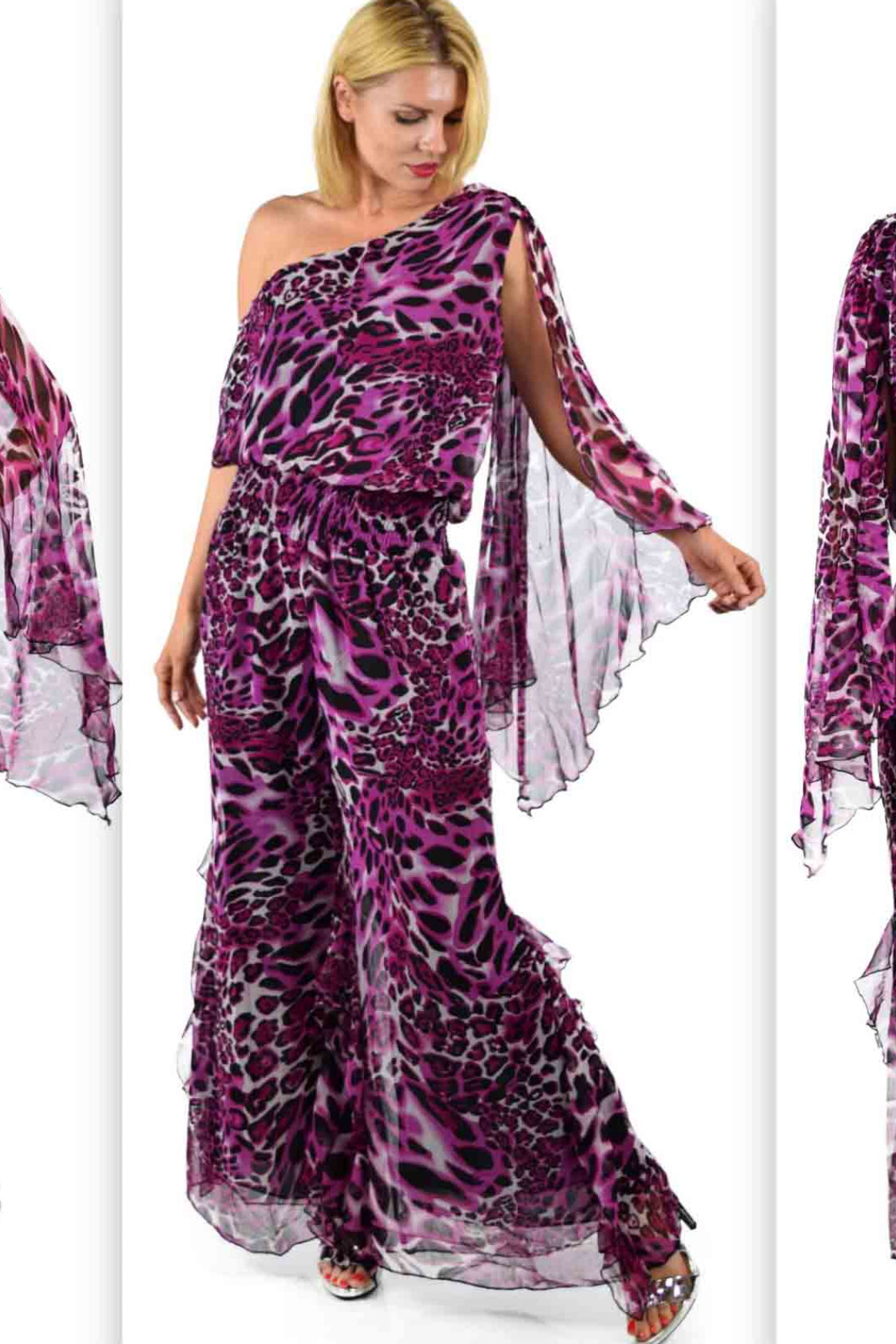 Dare2bstylish, One shouldert, Wild and Sensous , Women Jumpsuit, Women Romper, Wide leg jumpsuit, One Shoulder Jumpsuit, Designer Jumpsuit.