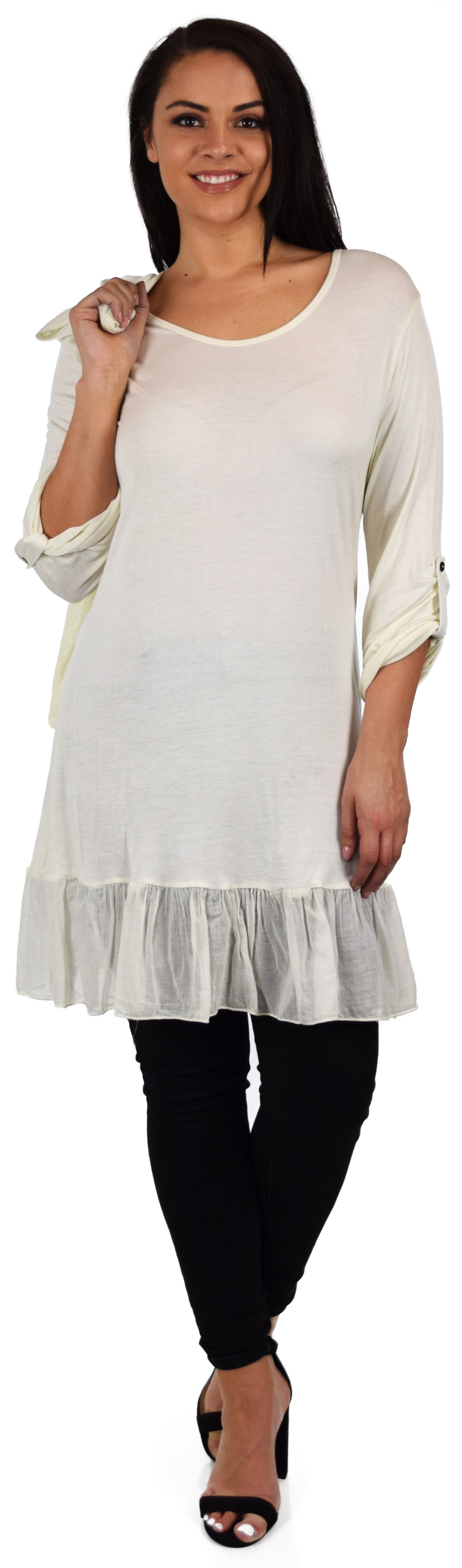 Lace Women Plus Size Tunic, Asymmetrical Lace Tunic, 2 Pc women blouse, Vintage look tunic, Loose fitting Tunic,