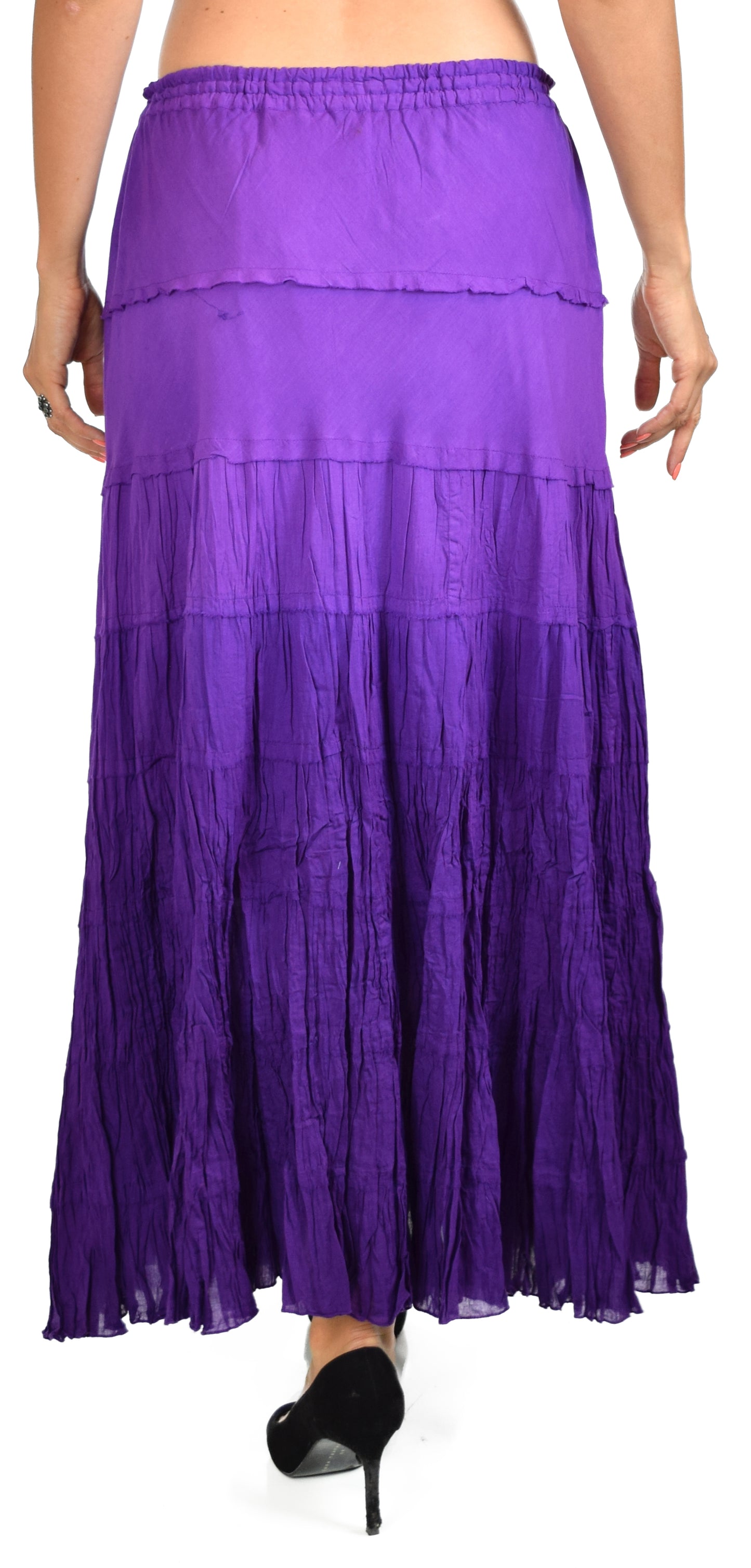 Tiered Ombre Skirt, hande dye skirt, Cotton Skirt, 8 tiered Skirt,Broomstick Skirt,Designer Skirt, Long Plus size Skirt, Tie dye skirt
