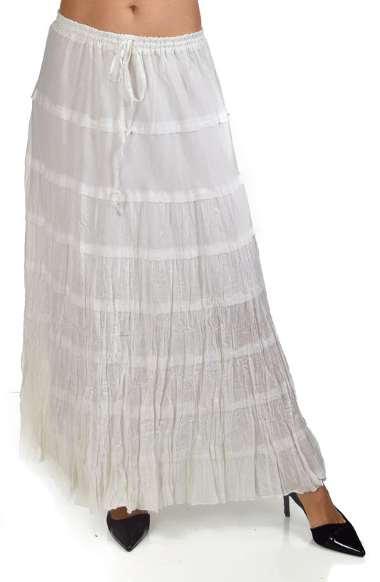 Tiered Ombre Skirt, hande dye skirt, Cotton Skirt, 8 tiered Skirt,Broomstick Skirt,Designer Skirt, Long Plus size Skirt, Tie dye skirt