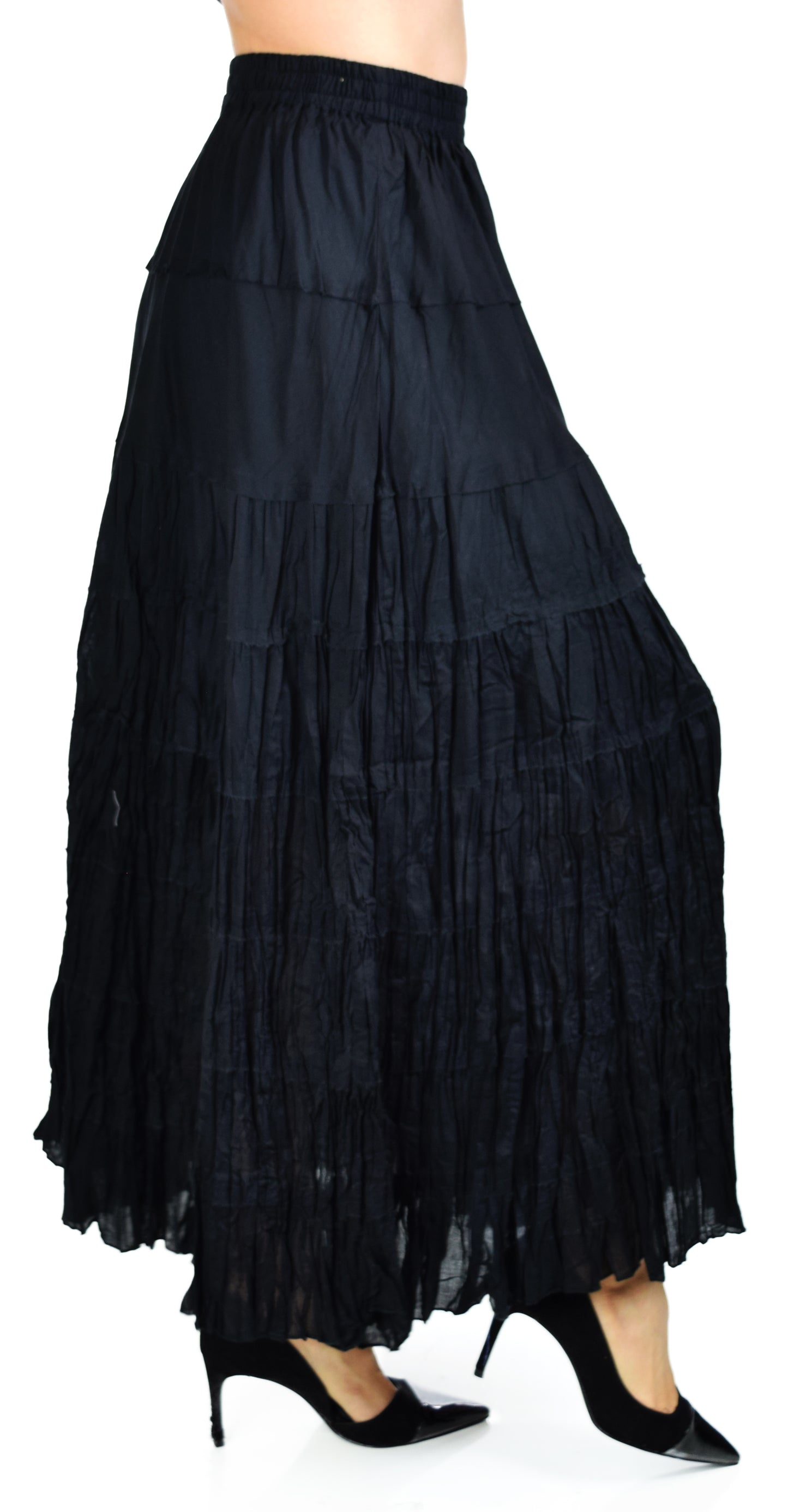 Tiered Ombre Skirt, hande dye skirt, Cotton Skirt, 8 tiered Skirt,Broomstick Skirt,Designer Skirt, Long Plus size Skirt, Tie dye skirt