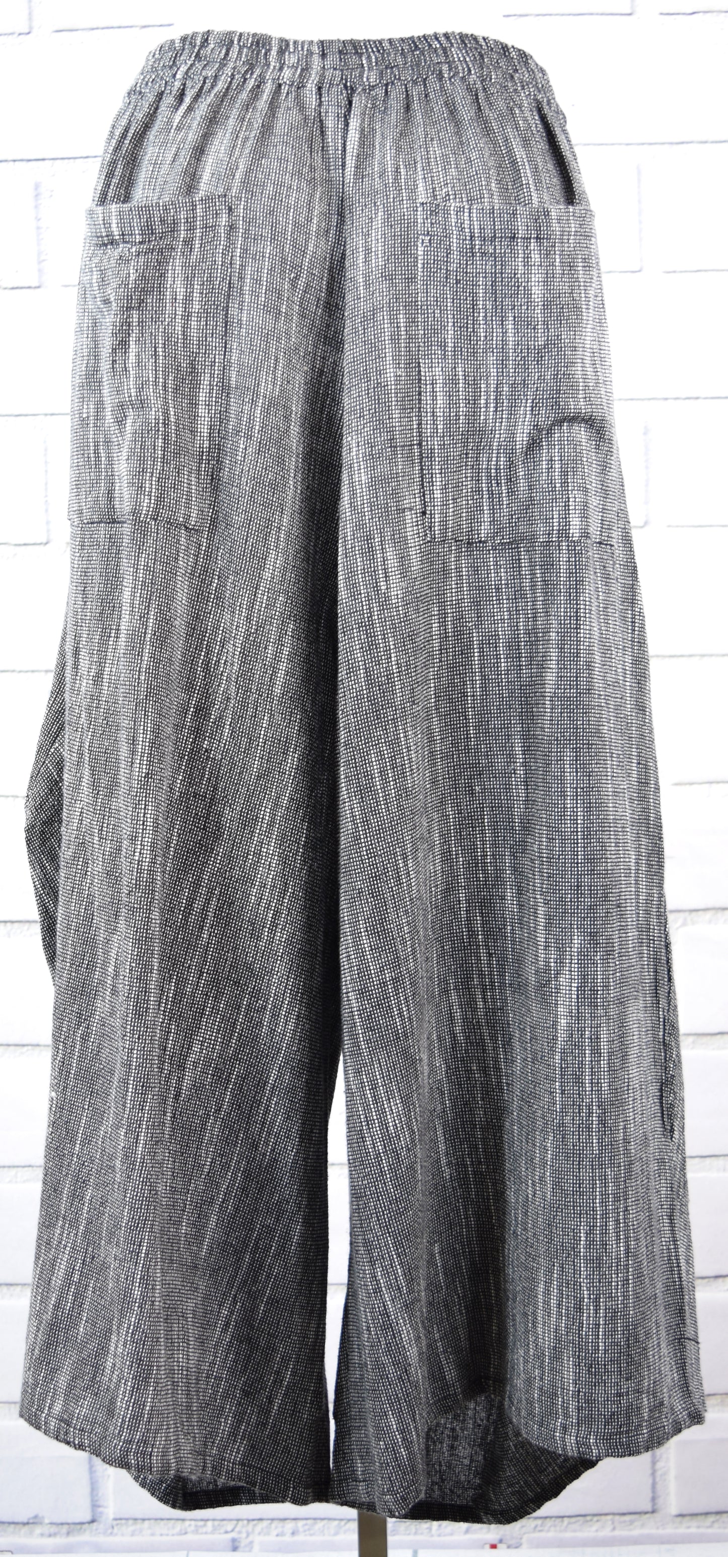 Artsy and Designer 2 PC Cotton Flex Pant Set, Hand Spun Pant Set,Cotton Flax Pant Set, 2 pc pant set, Lagenlook pant set