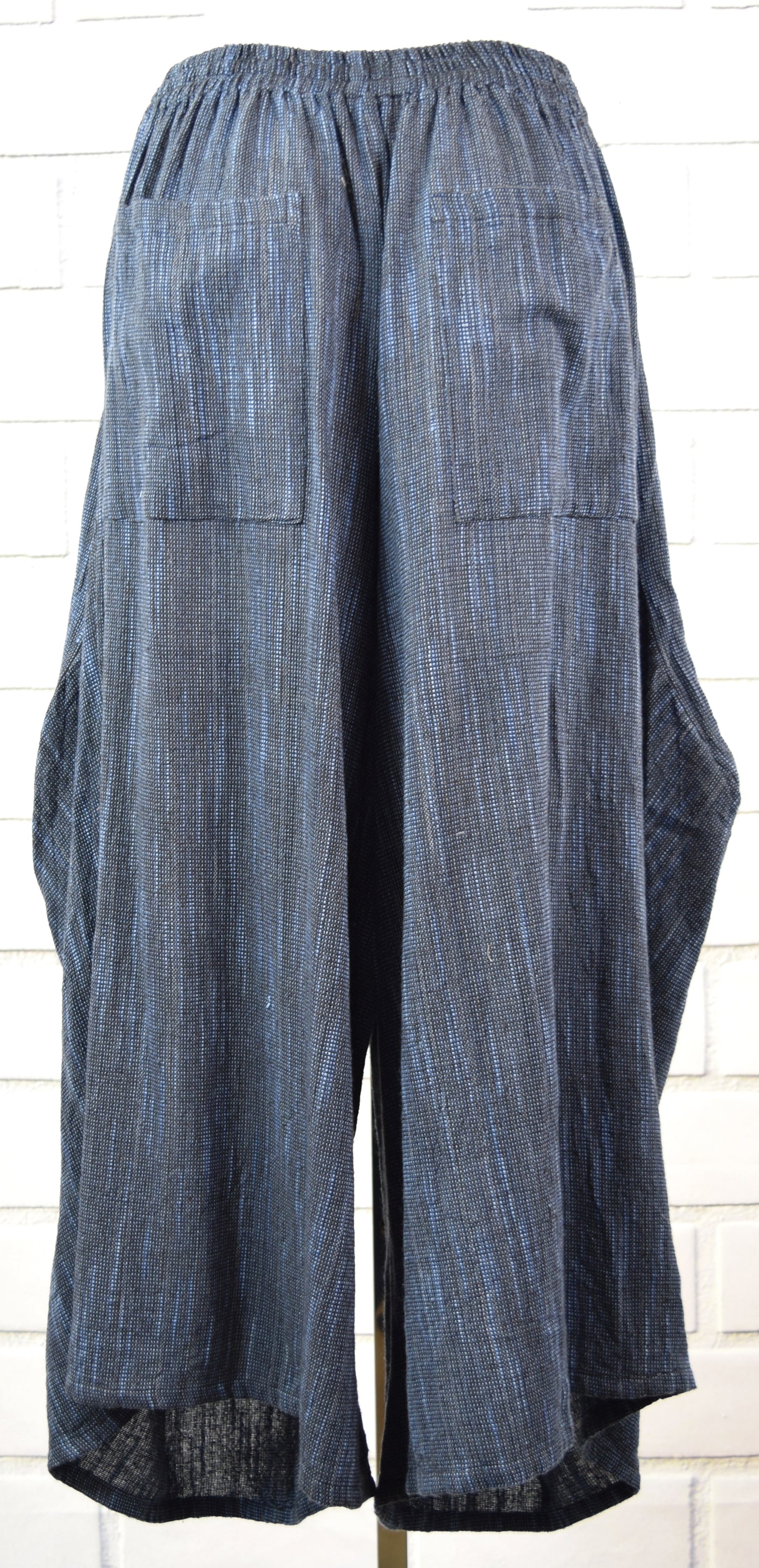 Artsy and Designer 2 PC Cotton Flex Pant Set, Hand Spun Pant Set,Cotton Flax Pant Set, 2 pc pant set, Lagenlook pant set