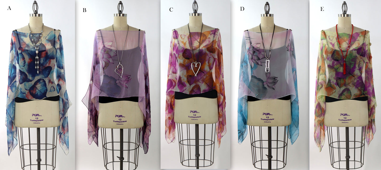 Silky and Soft travellers delight Poncho/Cape, One size Cape, Women poncho