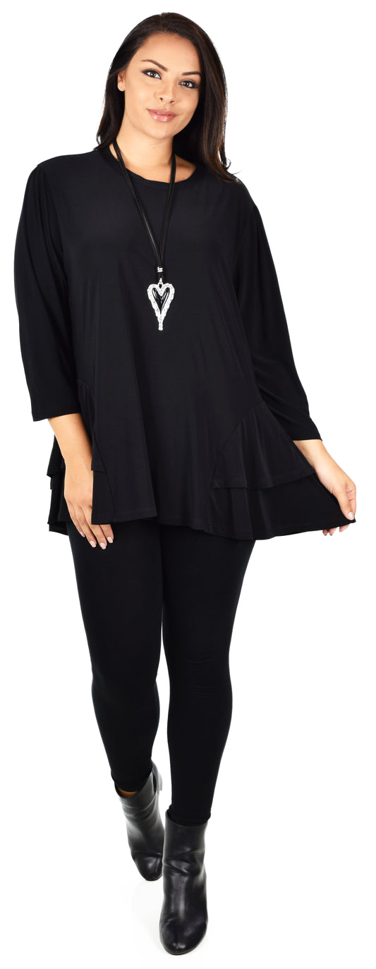 Adorable and Romantic Plus Size Tunic, Plus size Top, XL/1XL AND 2XL/3XL, Travlers Tunic, Lagenlook Tunic, Boho Top, Country