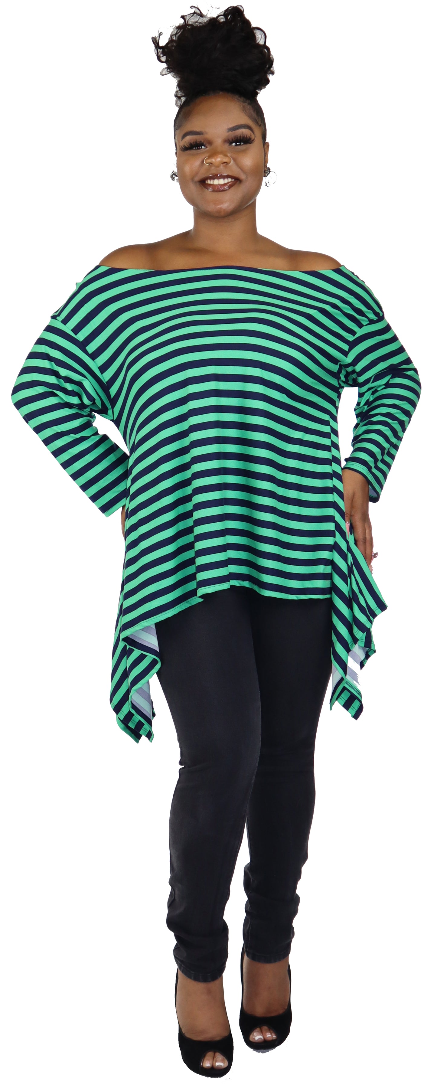 Dare2bstylish tunic, Striped tunic, Asymmetrical tunic, Lagen look tunic, Plus Size, Off shoulder Tunic, One size tunic, Plus size tunic