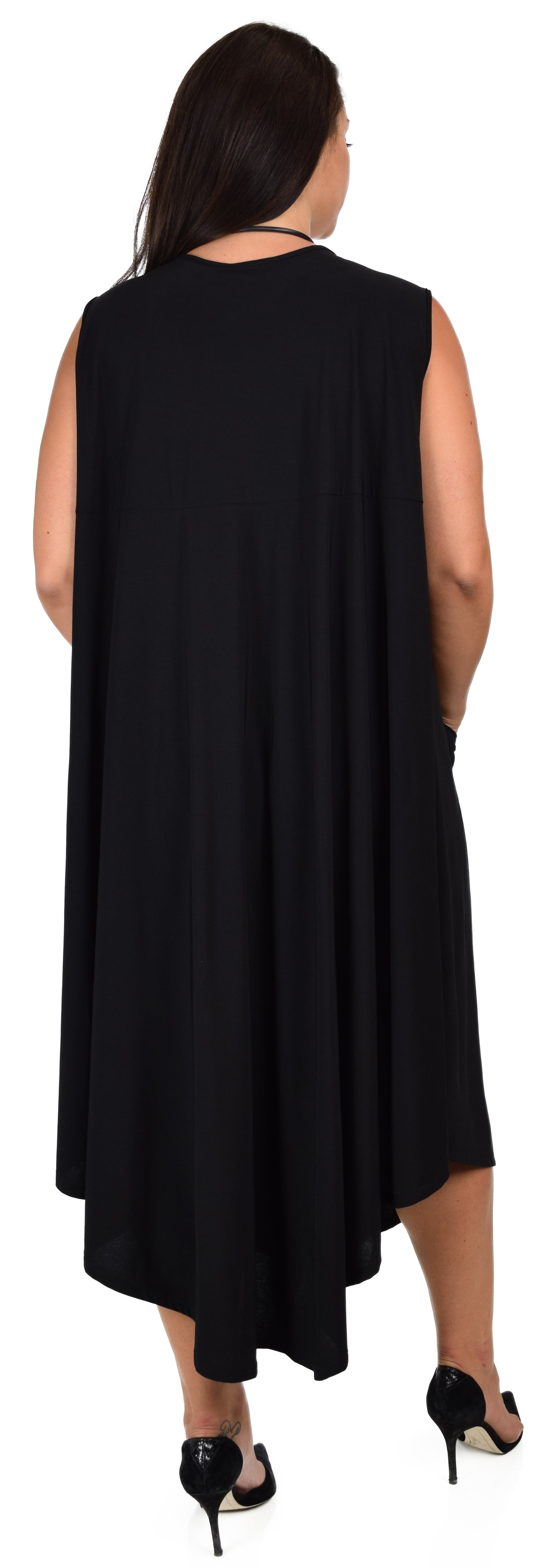 Comfy Dress, Plus Dress, Over size Dress, Plus Size  Dress, Sleeveless Dress, Curvy Dress, Asymmetrical Dress Summer dress,For size 3XL/4XL/5XL