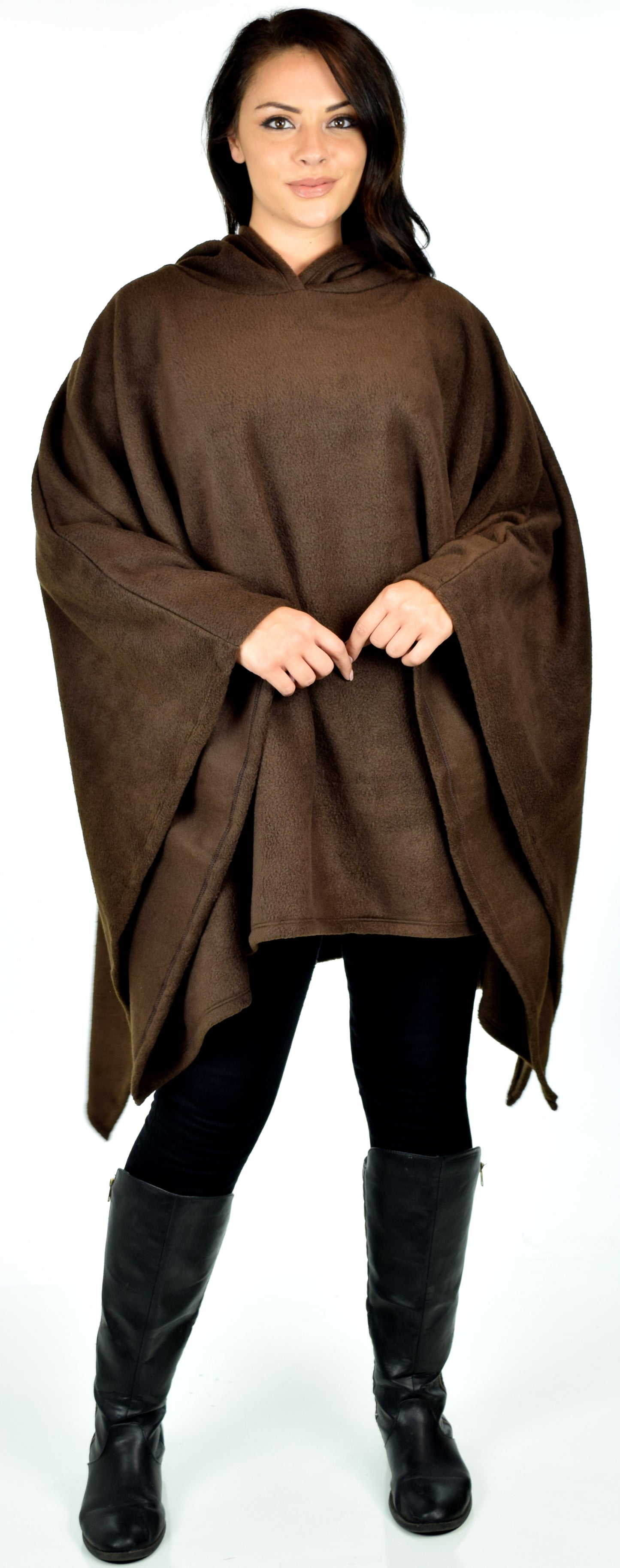 Full Size Poncho, Warm Poncho,Hooded Poncho, Fleece Poncho, Plus Size Poncho in warm and cozy Fleece fabric fits up to 5xl