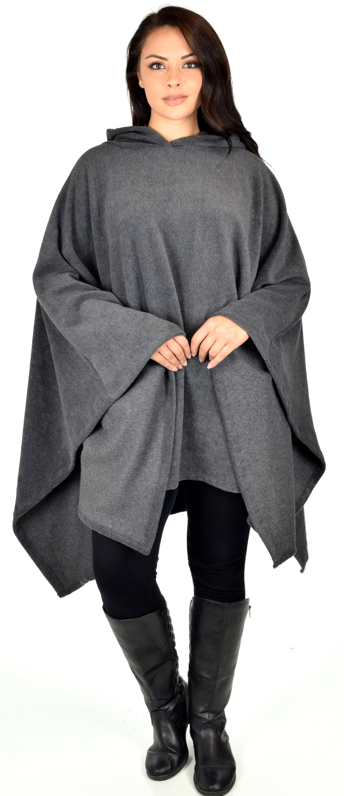 Full Size Poncho, Warm Poncho,Hooded Poncho, Fleece Poncho, Plus Size Poncho in warm and cozy Fleece fabric fits up to 5xl