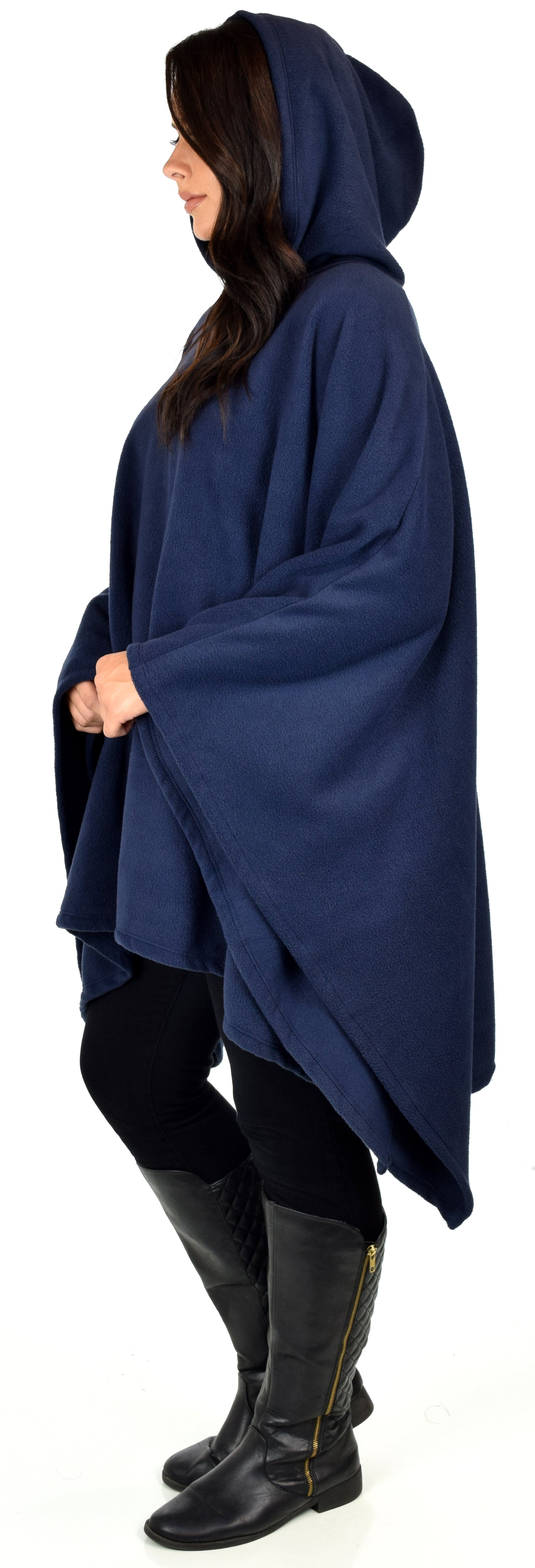 Full Size Poncho, Warm Poncho,Hooded Poncho, Fleece Poncho, Plus Size Poncho in warm and cozy Fleece fabric fits up to 5xl