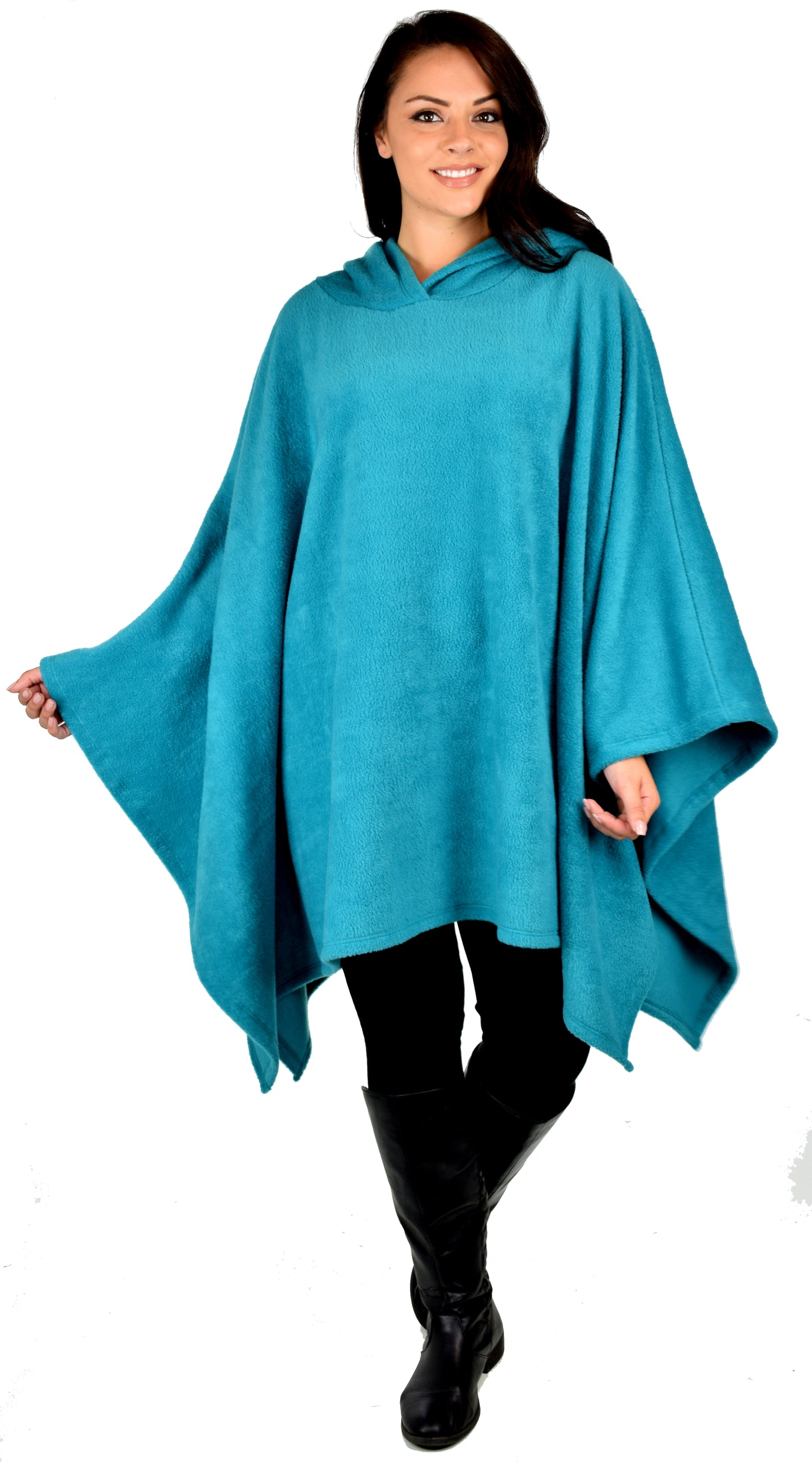 Full Size Poncho, Warm Poncho,Hooded Poncho, Fleece Poncho, Plus Size Poncho in warm and cozy Fleece fabric fits up to 5xl