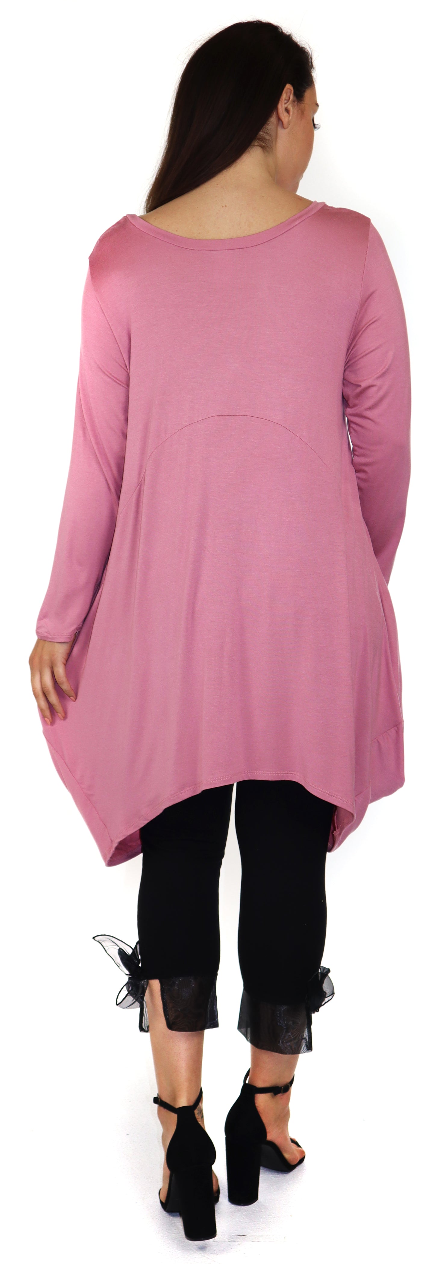 Dare2bstylish Artsy Balloon Layering Tunic Dress in Lagenlook Plus size,