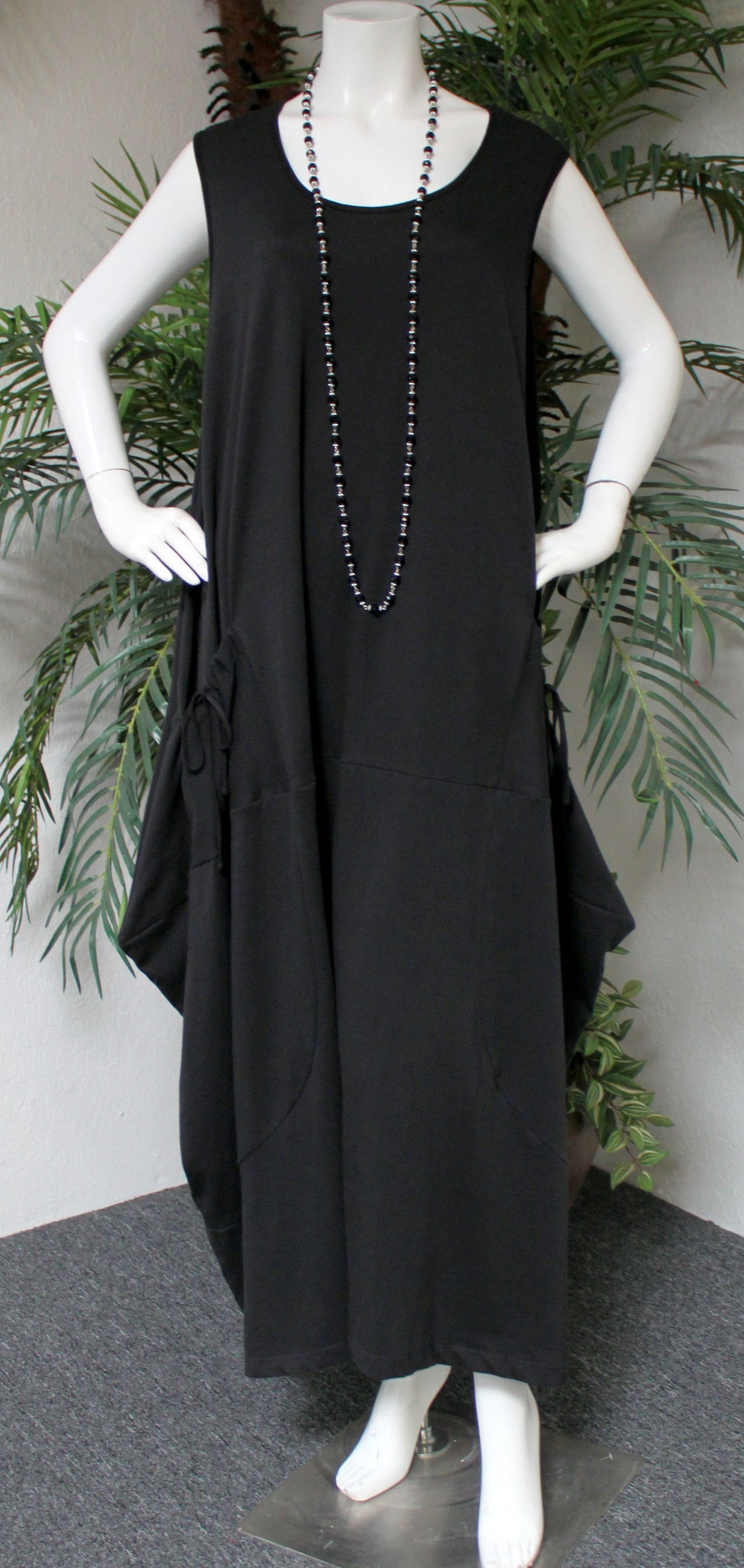 Comfyplus Dress, Quirky Dress, Artsy Dress, Plus size Dress, Lagenlook Dress, Curvy Dress, Sleeveless One size Dress will fit  1XL/2XL/3XL