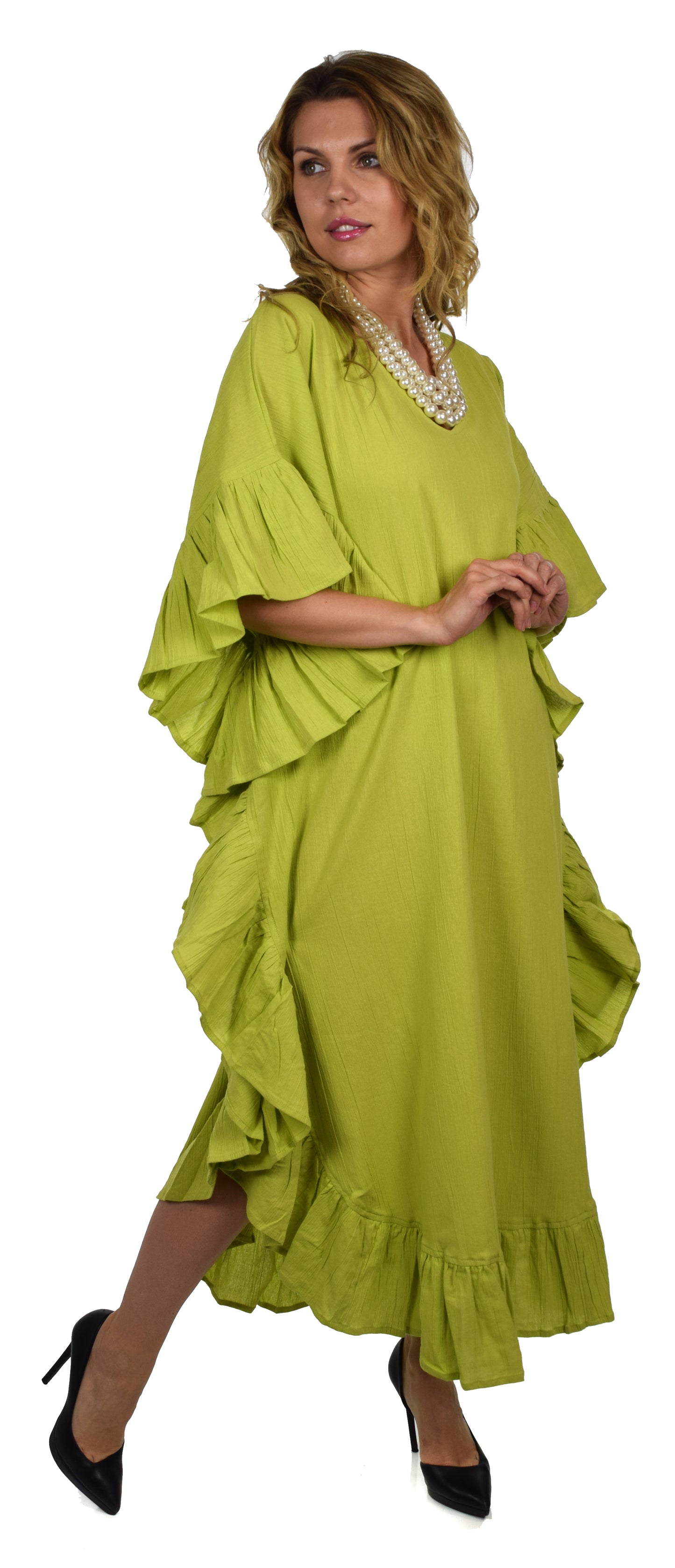 Cotton Gauze Caftan, All Natural Quality Soft Cotton Gauze Kaftan. Fits XL to 6X , Caftan Dress, Plus Size Caftan