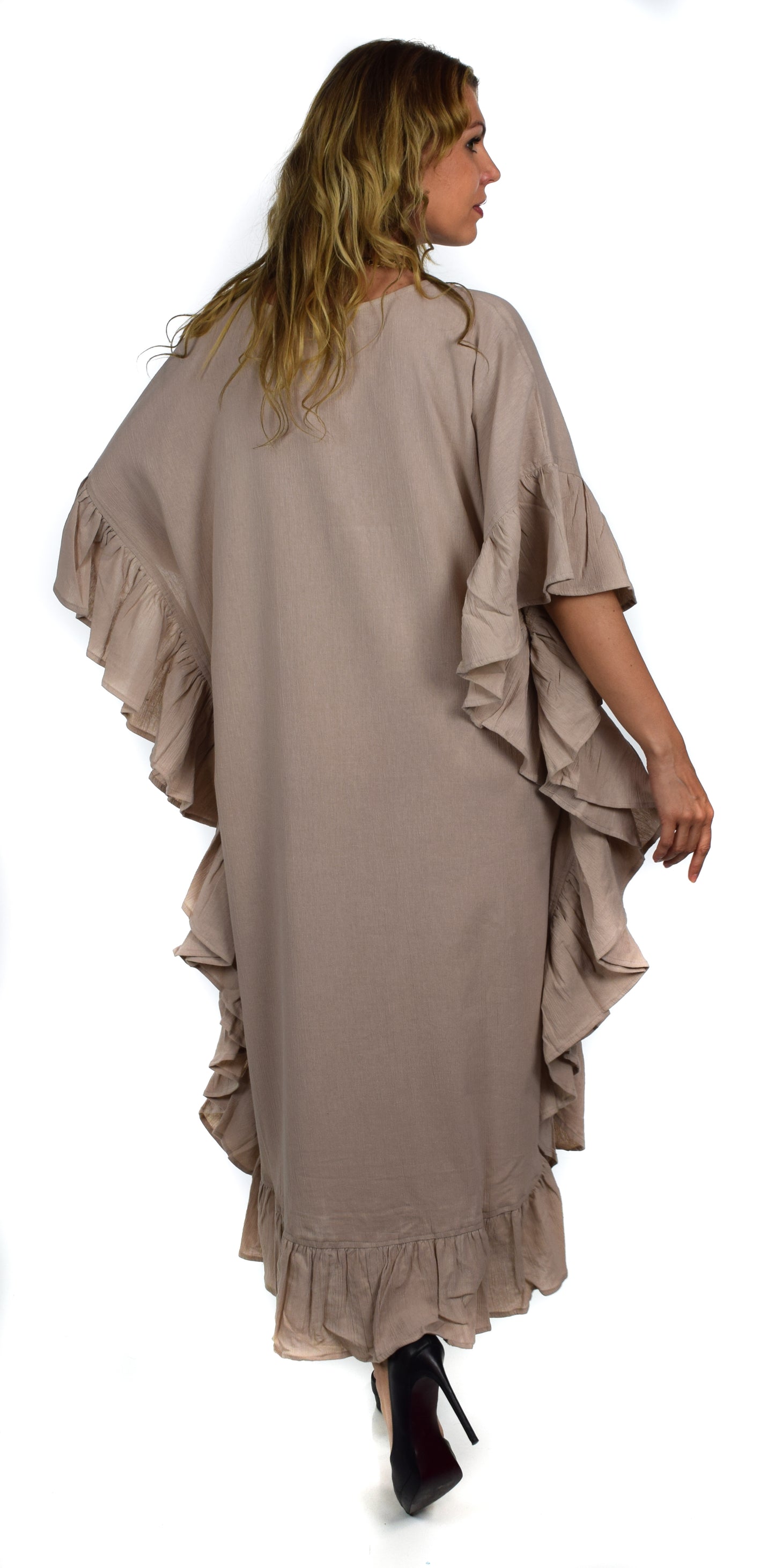Cotton Gauze Caftan, All Natural Quality Soft Cotton Gauze Kaftan. Fits XL to 6X , Caftan Dress, Plus Size Caftan