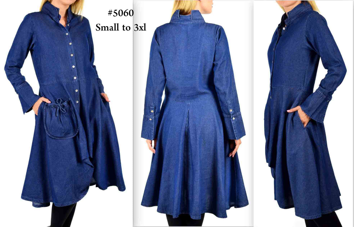 Denim Aristocratic, ComfyPlus Ultimate Designer Shirt,  Denim Shirt, Cotton Shirt,  European Shirt, Fashion Shirt,  Dress shirt,  Plus Size Shirt