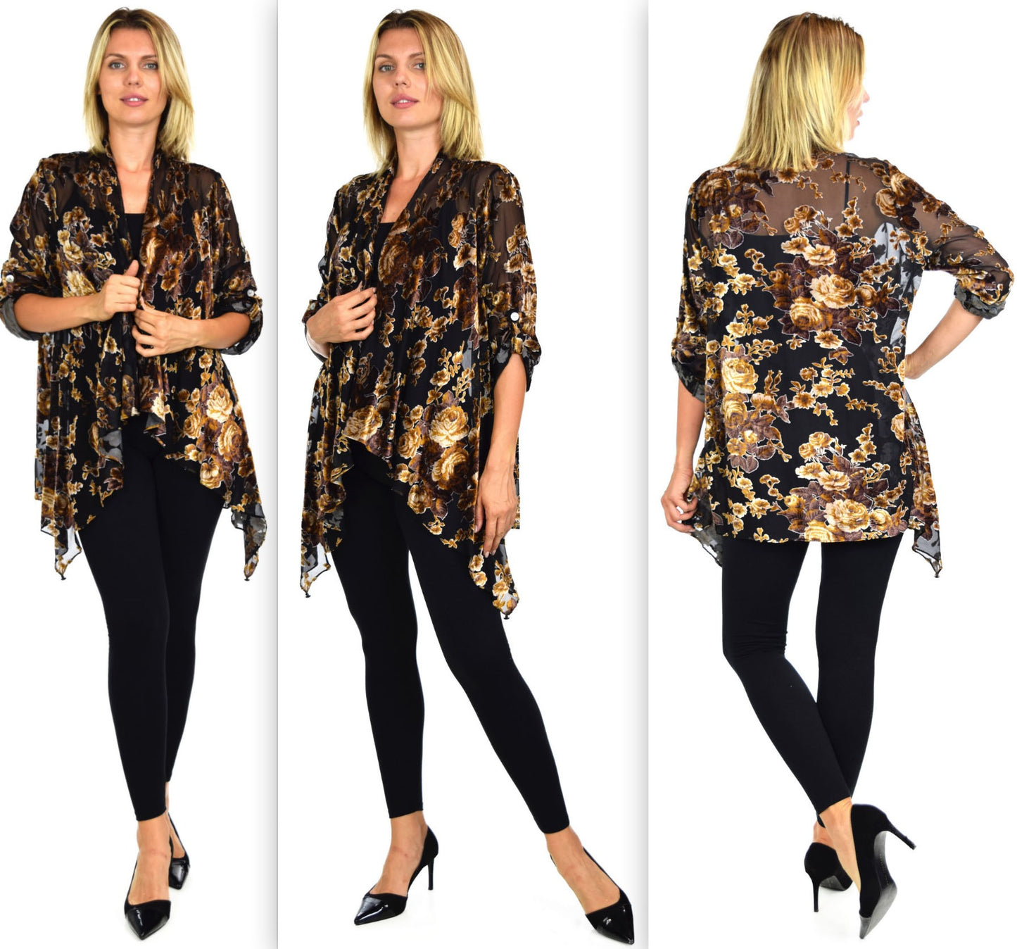 Dare2bstylish Duster, Exclusive Lagenlook Duster, Printed Jacket, Plus size duster, Printed cover up, M to 3XL, Party Wear, Offce Wear