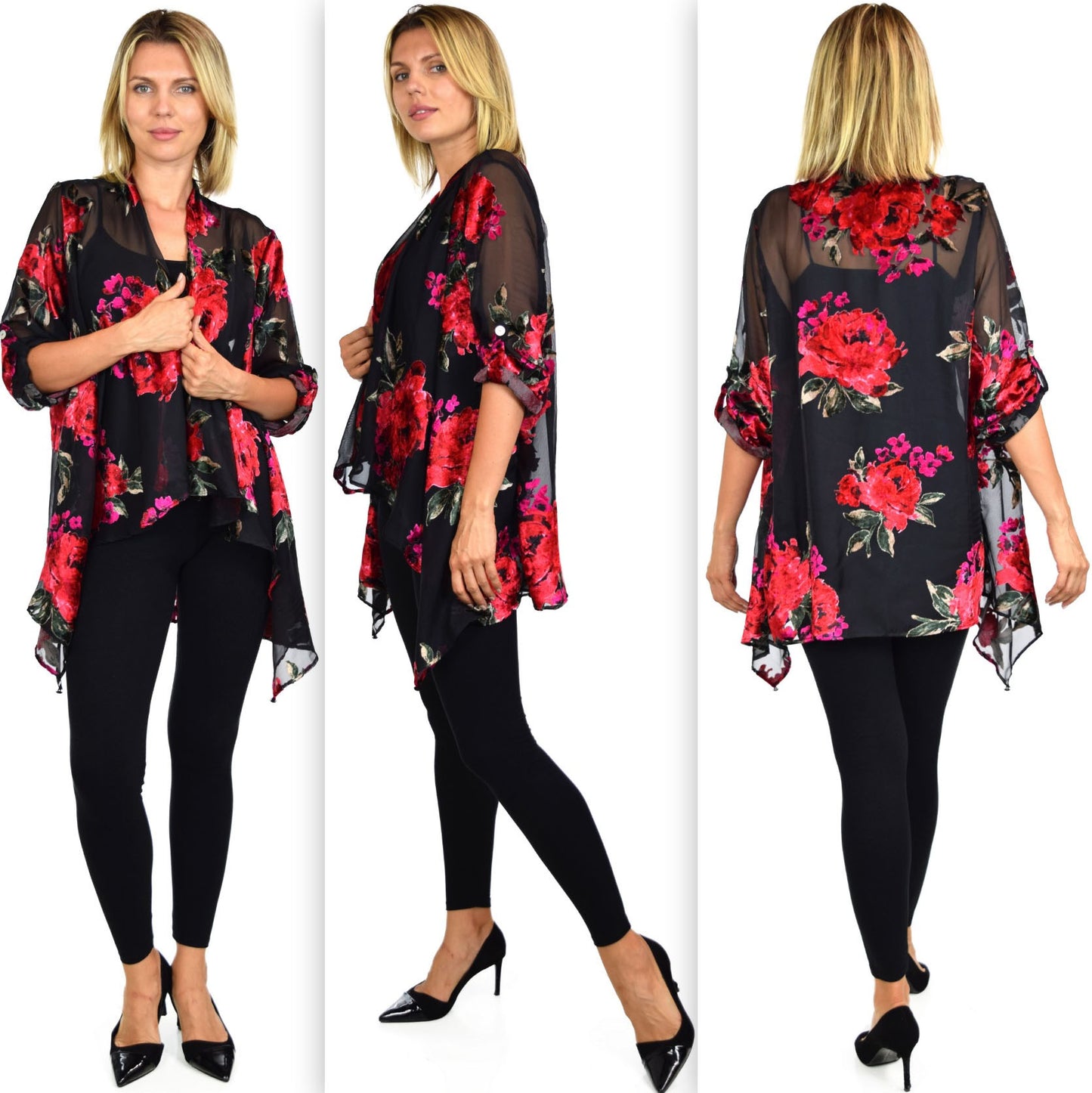 Dare2bstylish Duster, Exclusive Lagenlook Duster, Printed Jacket, Plus size duster, Printed cover up, M to 3XL, Party Wear, Offce Wear