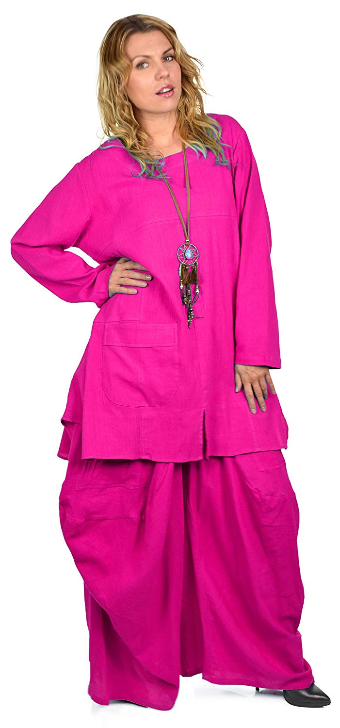 Dare2bStylish Pant set, Women 2 Piece pant set, lagenlook pant set, Cotton Gauze Pants Set,  Summer Outfit Regular and Plus Size