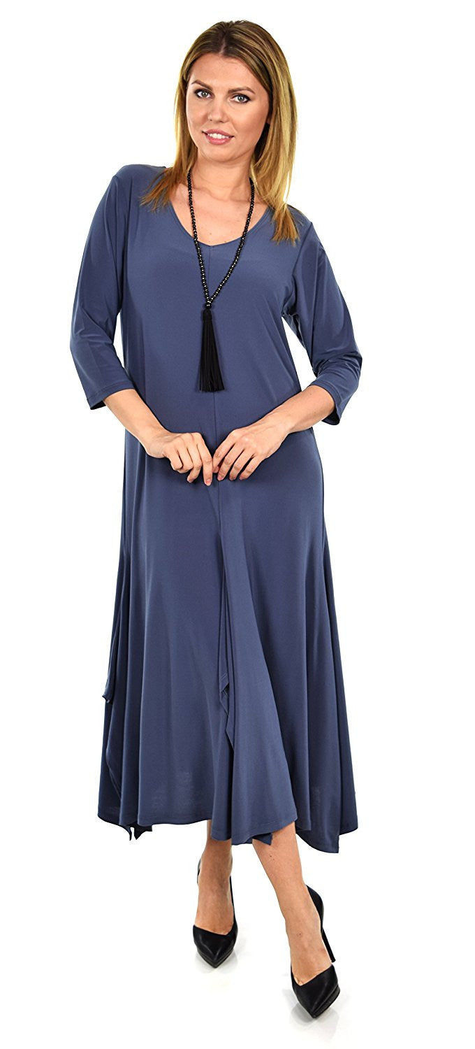 Versatile Swing Dress Plus Size Quirky Loose Fitting