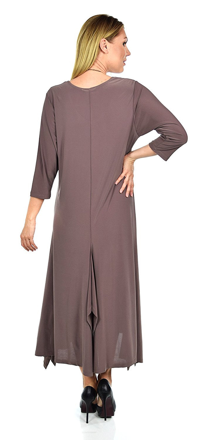 Versatile Swing Dress Plus Size Quirky Loose Fitting